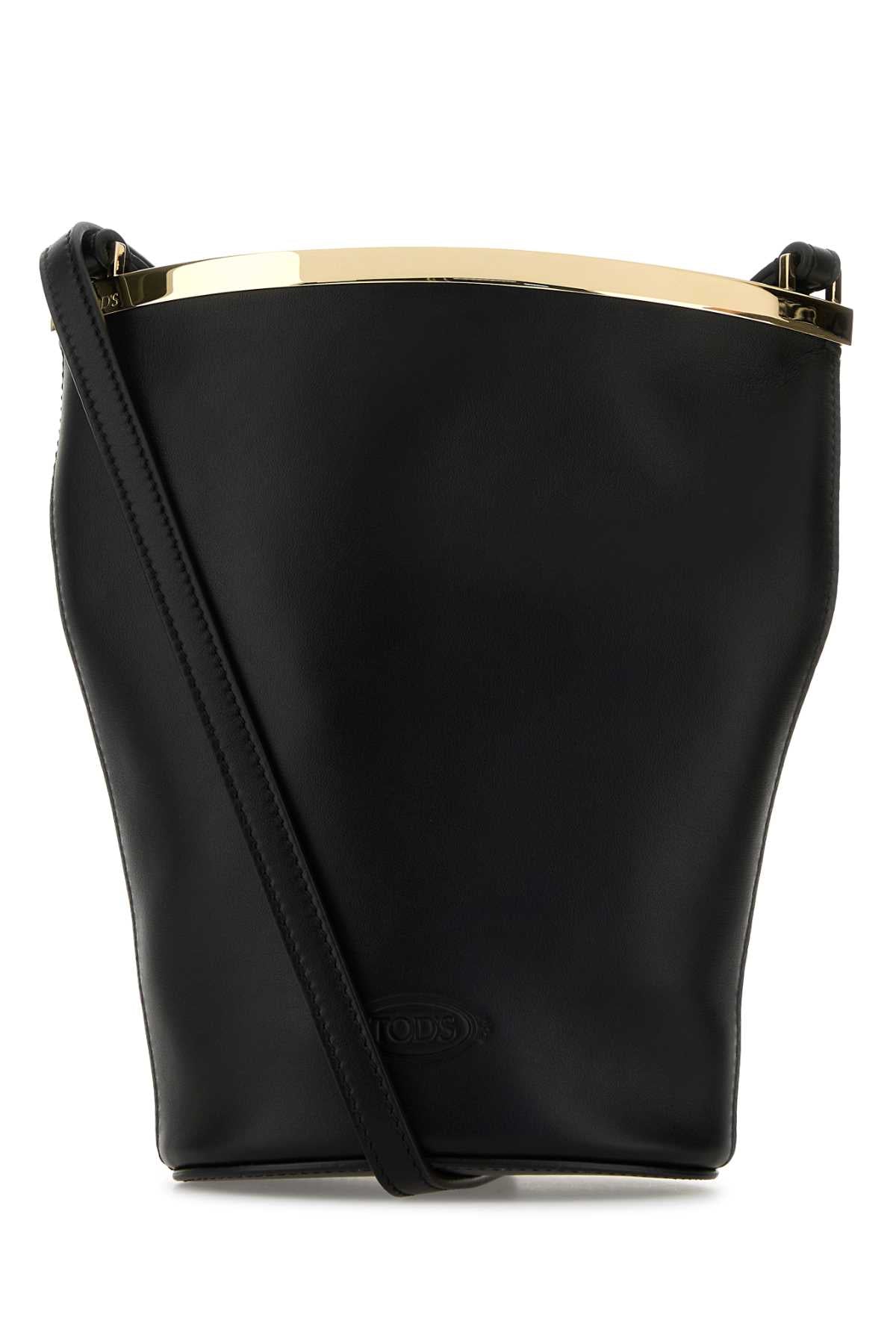 TOD'S Luxe Leather Mini Bucket Handbag (15x23x5 cm)