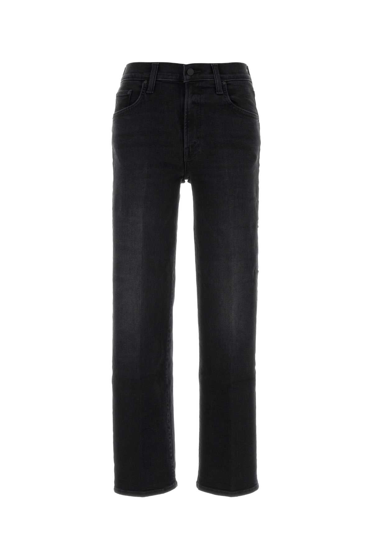 MOTHER Black Stretch Denim Jeans for Women