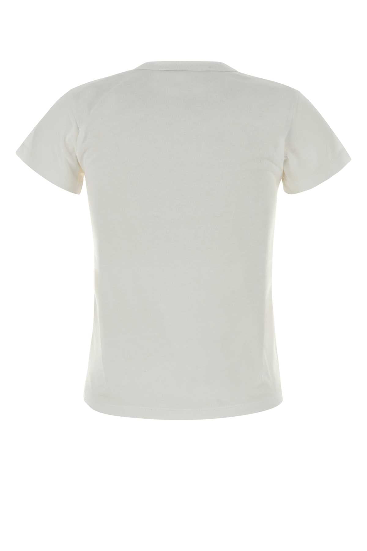 VALENTINO GARAVANI Classic White Cotton T-Shirt for Women - Perfect for Every Season