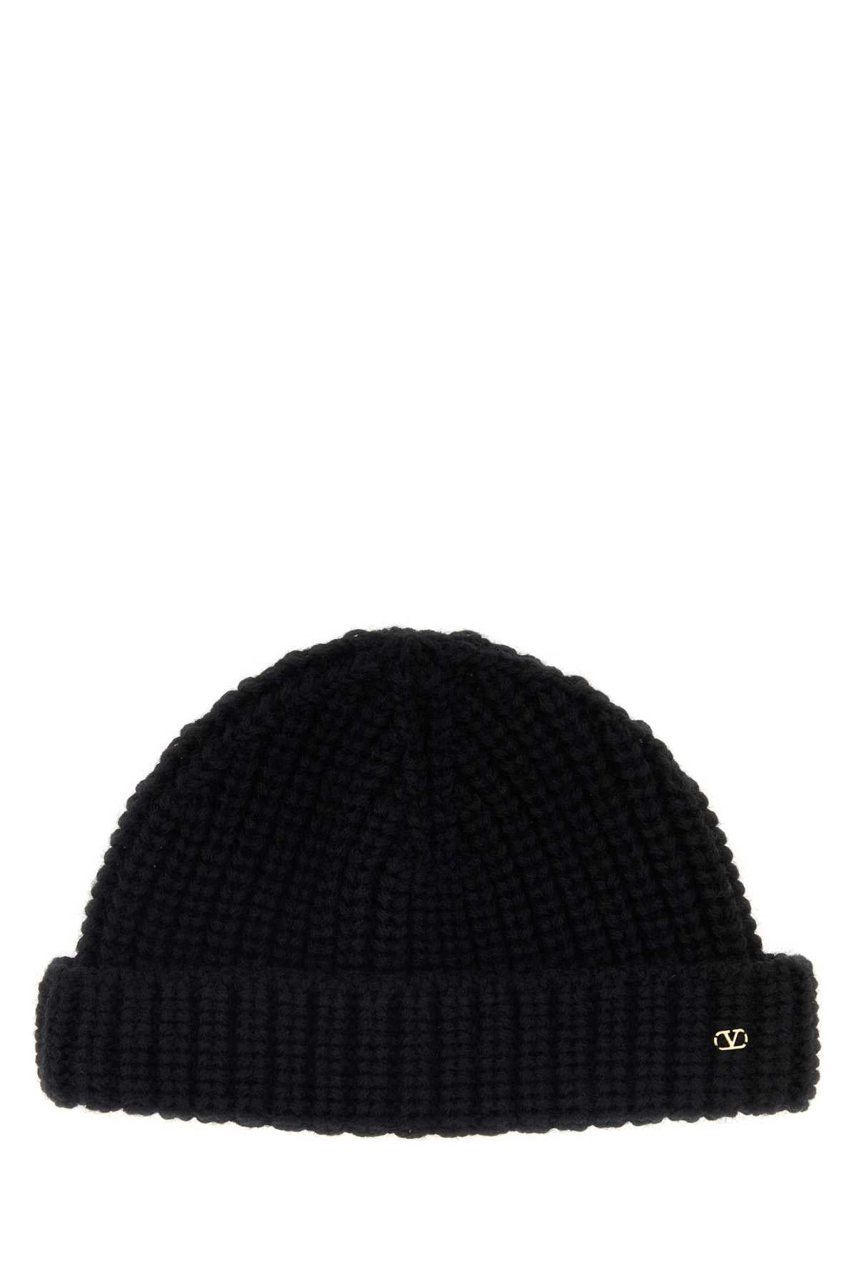 VALENTINO GARAVANI Luxury Wool Beanie Hat for Men - Fall/Winter 25 Collection