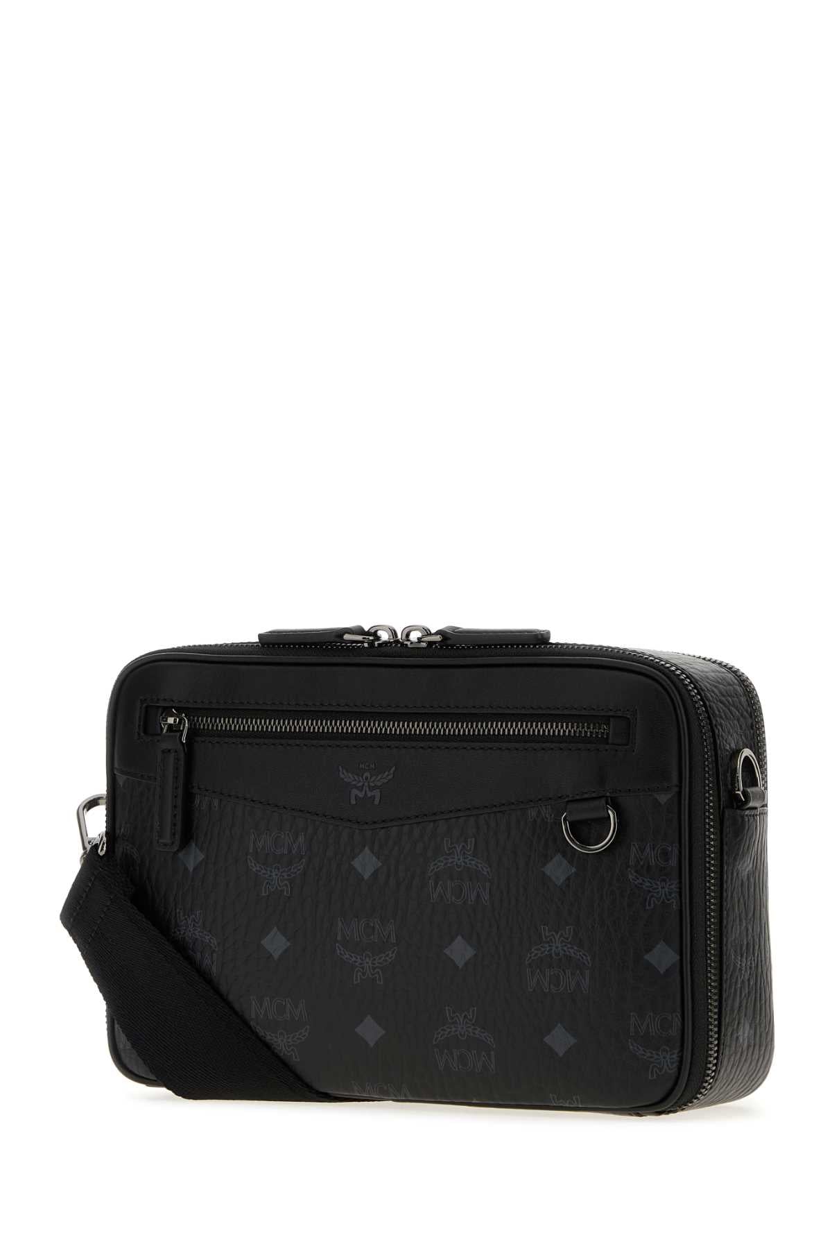 MCM Mini Printed Canvas Diamond Crossbody Handbag