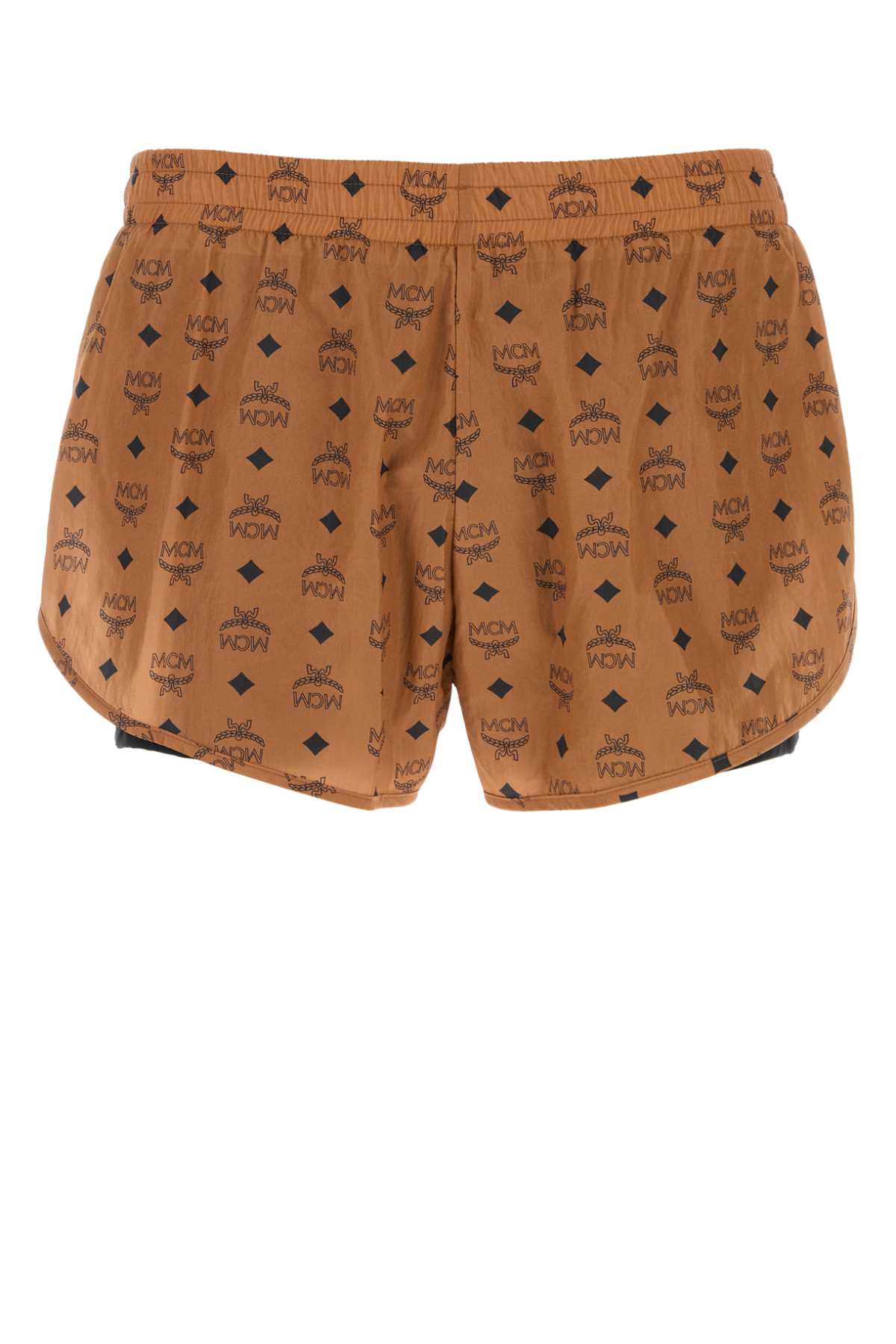 MCM Men's Mini Printed Nylon Bermuda Shorts