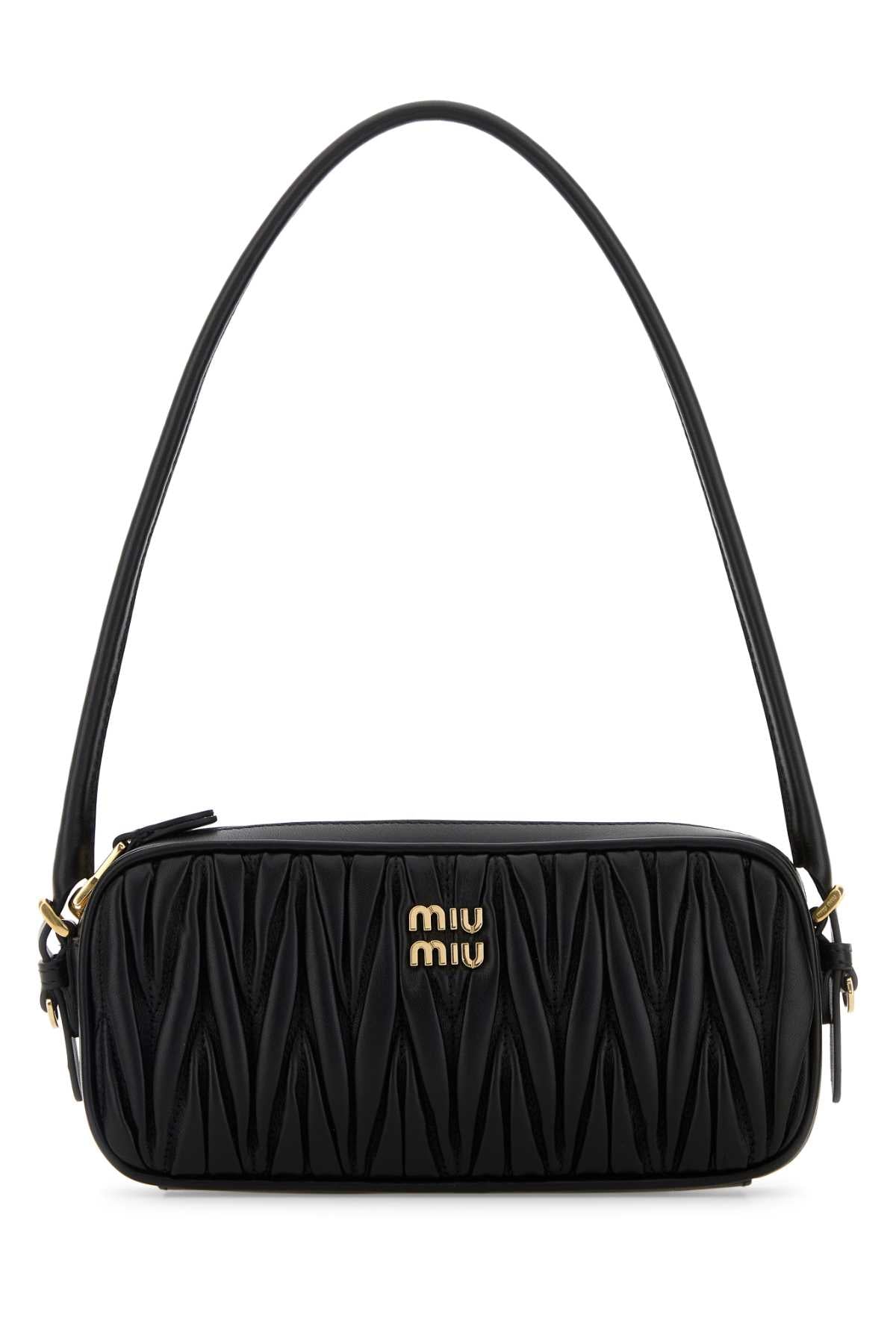 MIU MIU Mini Leather Shoulder Handbag (20cm x 12cm x 5cm)