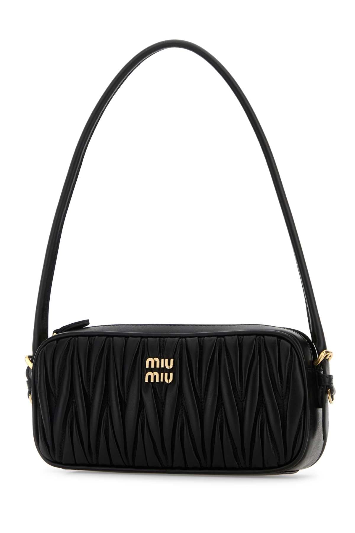 MIU MIU Mini Leather Shoulder Handbag (20cm x 12cm x 5cm)