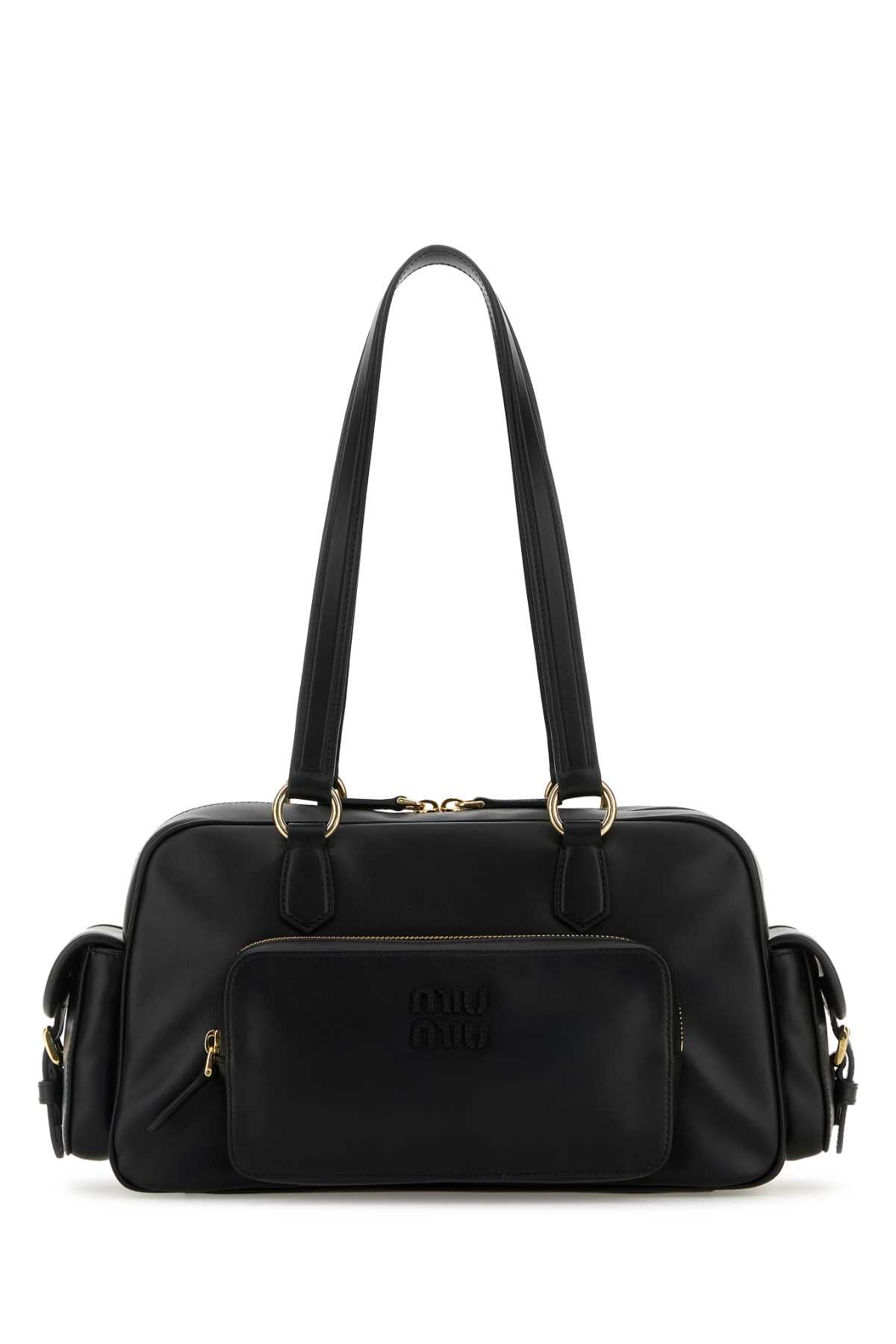 MIU MIU Mini Leather Shoulder Handbag - 35 cm x 20 cm x 14 cm