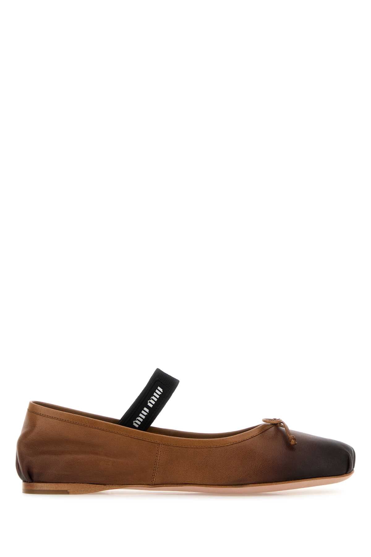 MIU MIU Chic Leather Ballerinas for Women