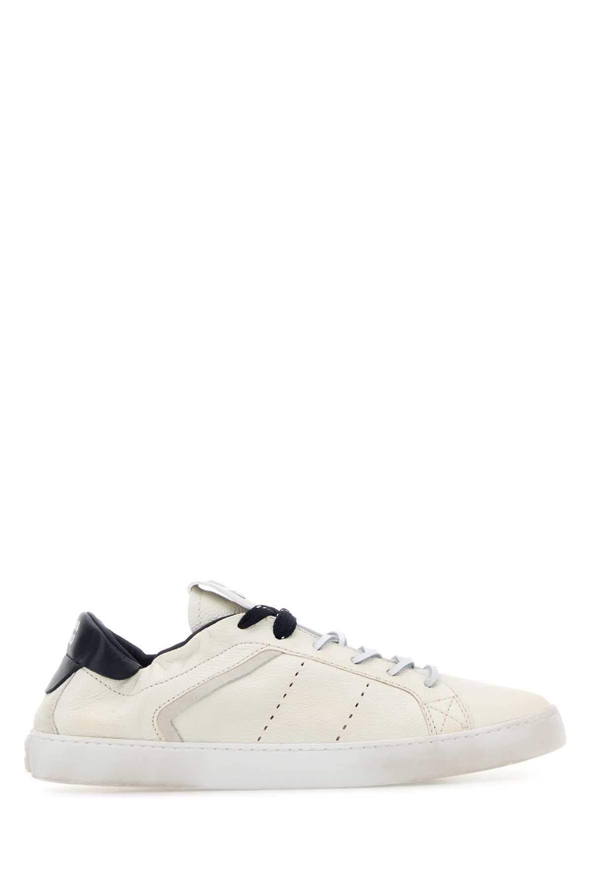 MIU MIU Ivory Leather Sneakers for Women