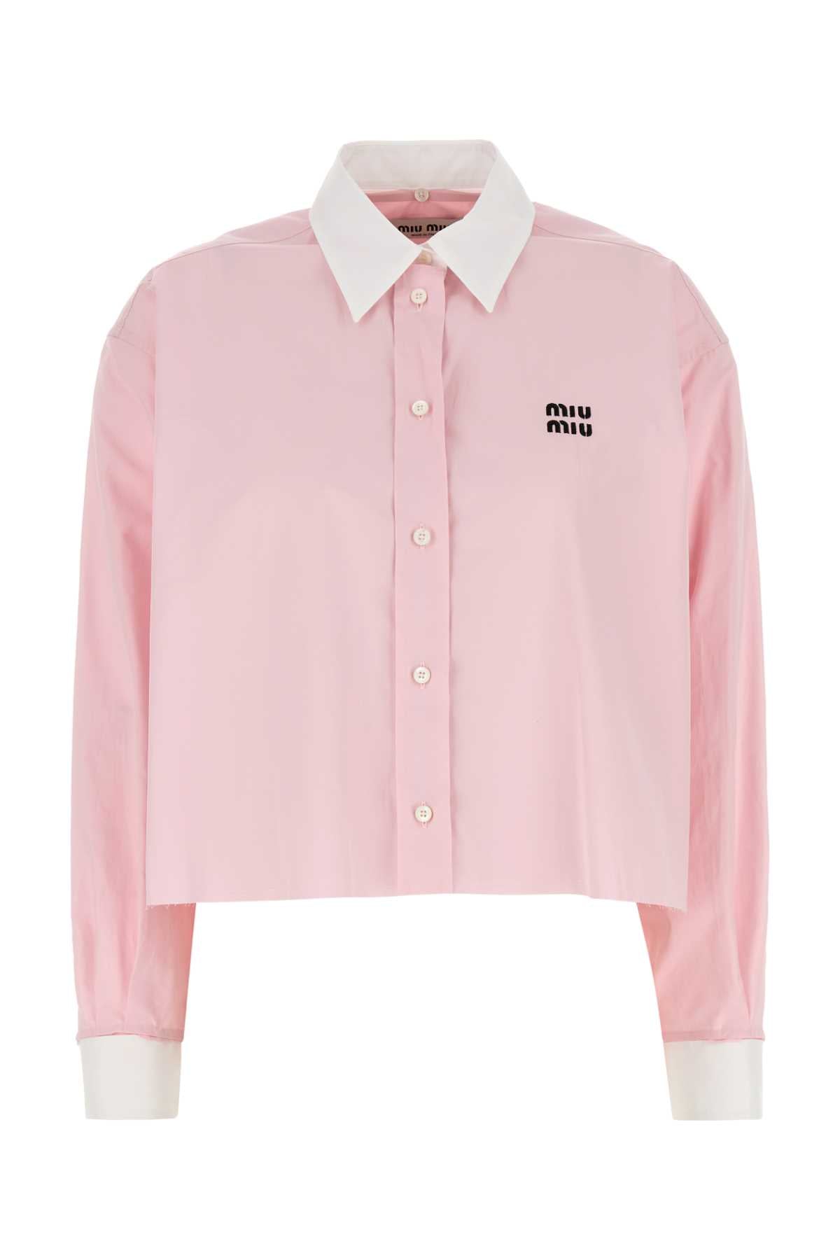 MIU MIU Women’s Poplin Mini Shirt