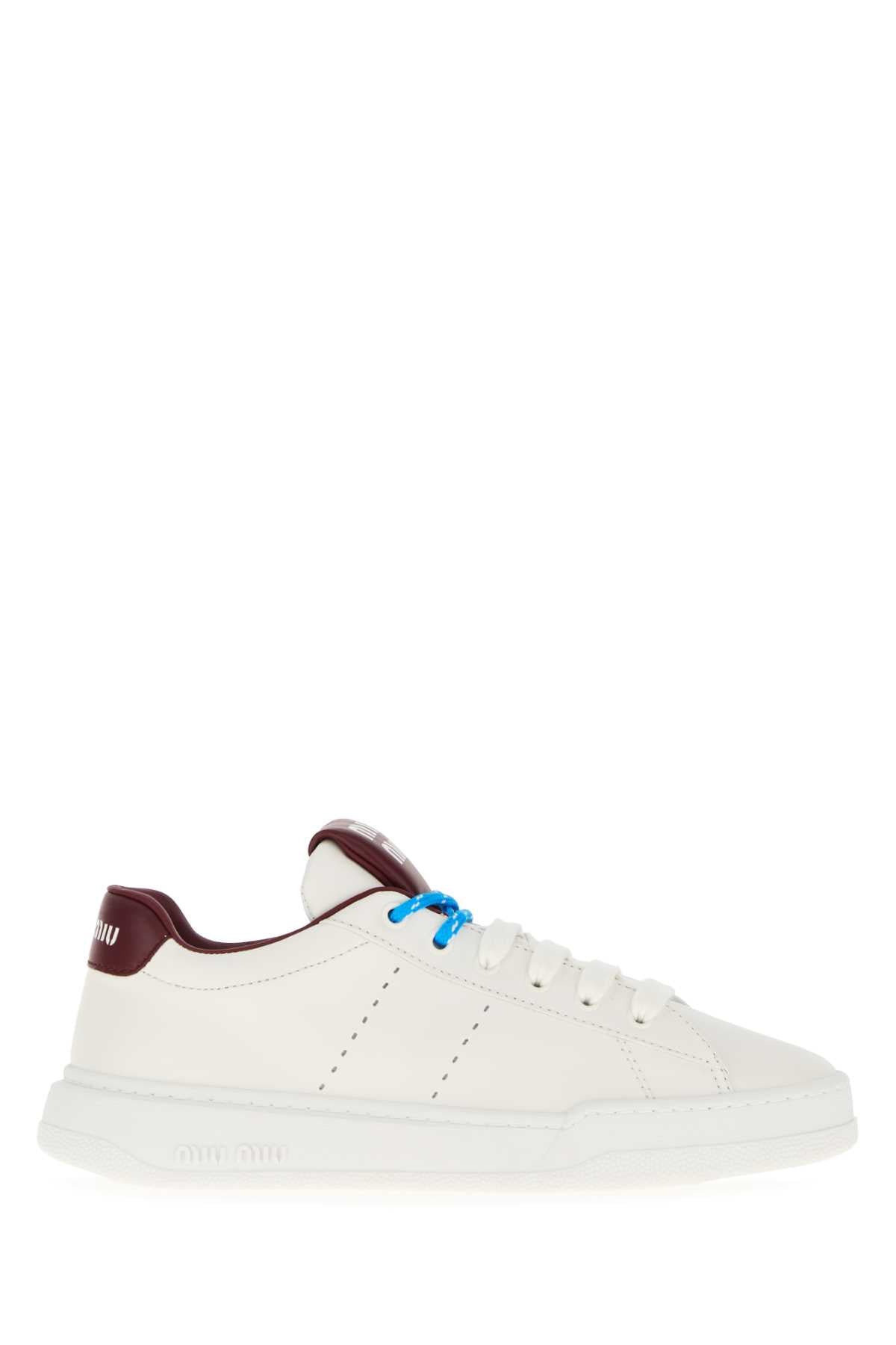 MIU MIU Chic Leather Sneakers for Women