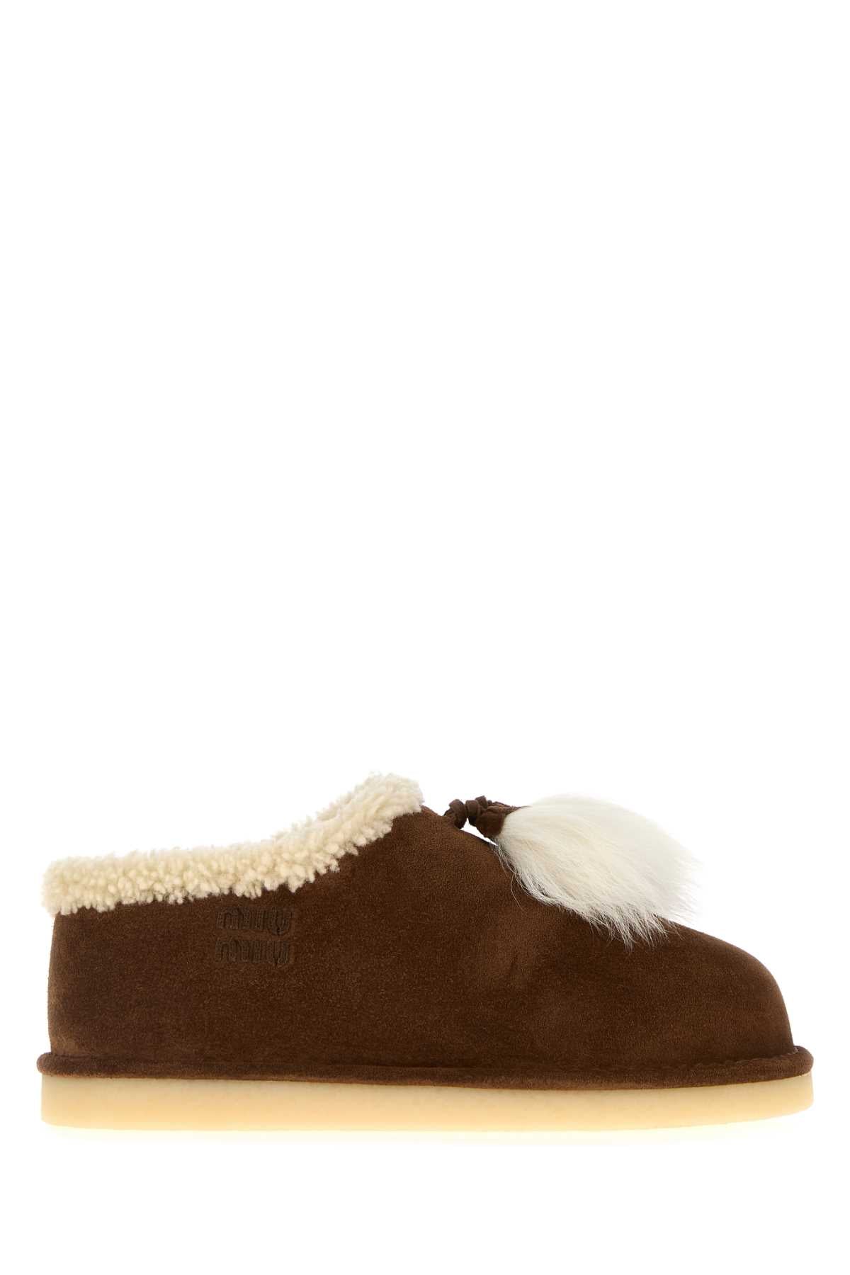 MIU MIU Suede Ankle Boots for Women