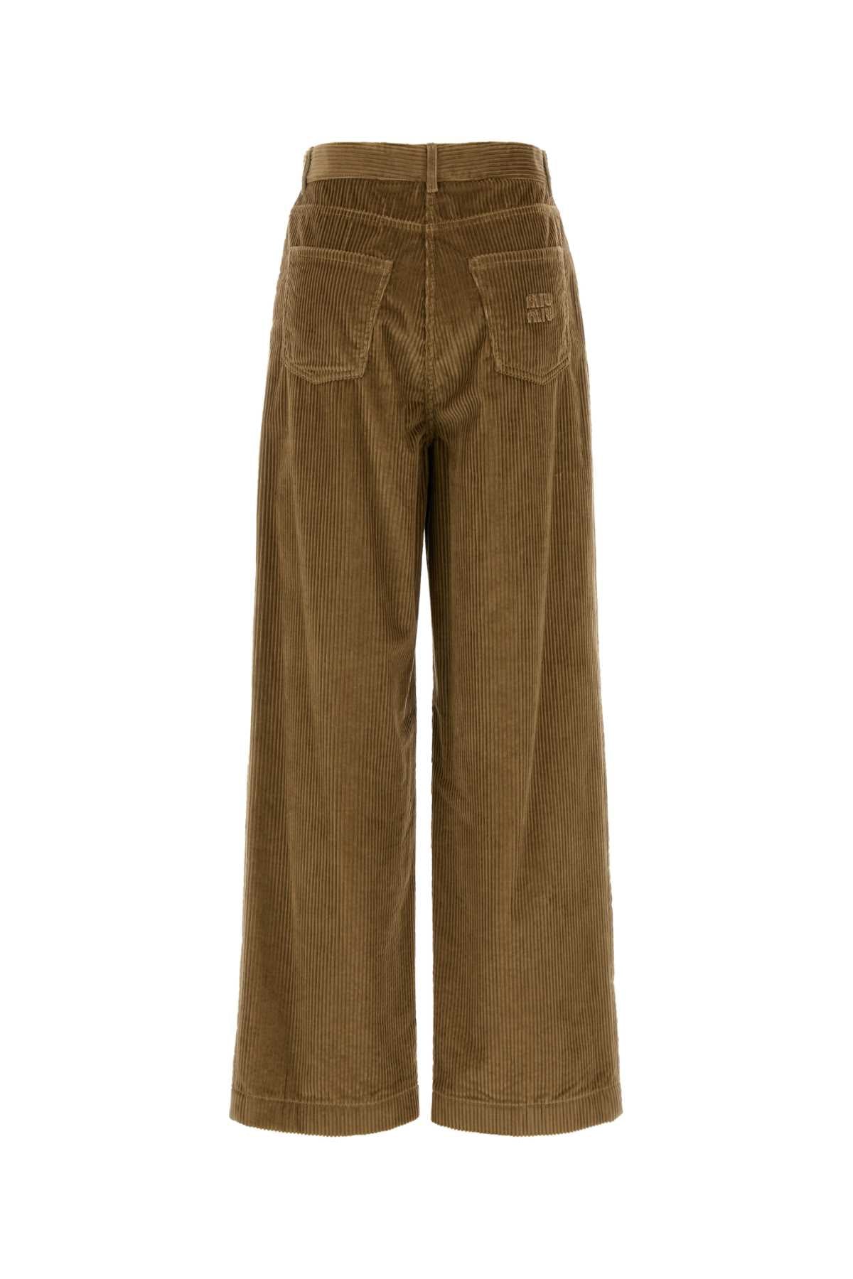 MIU MIU Chic Corduroy Trousers for Women