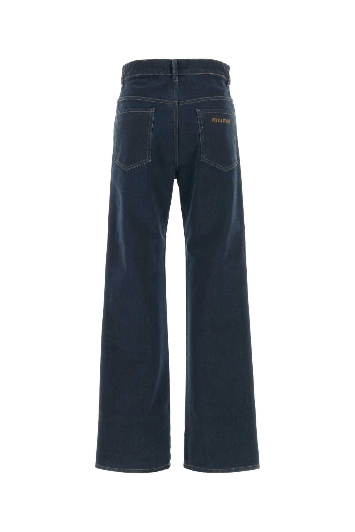 MIU MIU Women's High-Waisted Denim Jeans - 25W