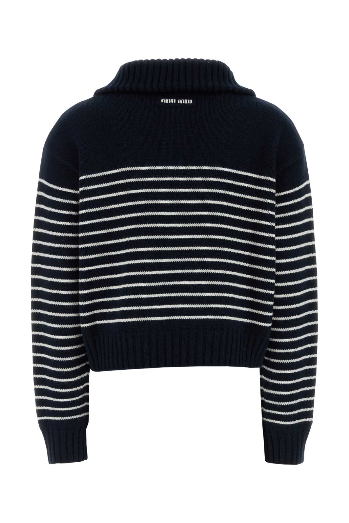 MIU MIU Embroidered Cashmere Sweater for Women - 25W Collection