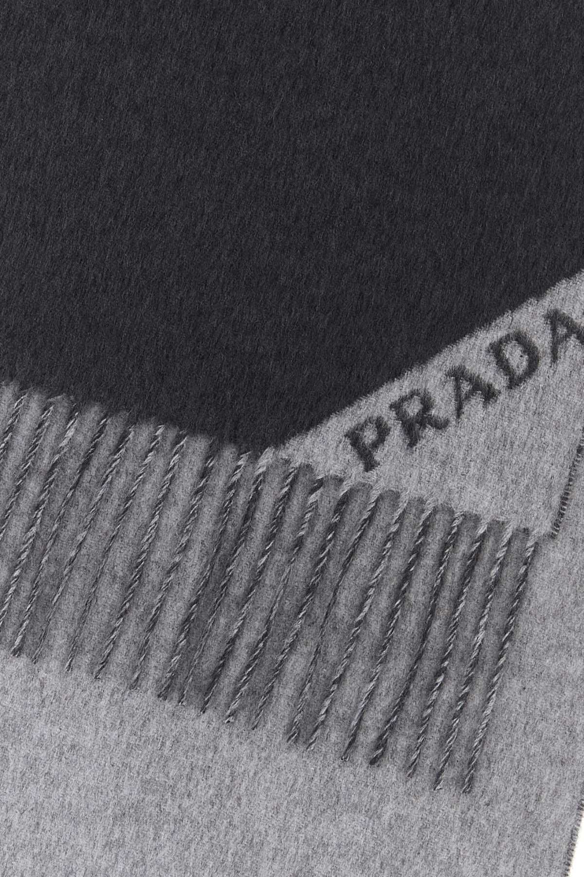 PRADA Luxurious Cashmere Scarf - 180 cm x 28 cm