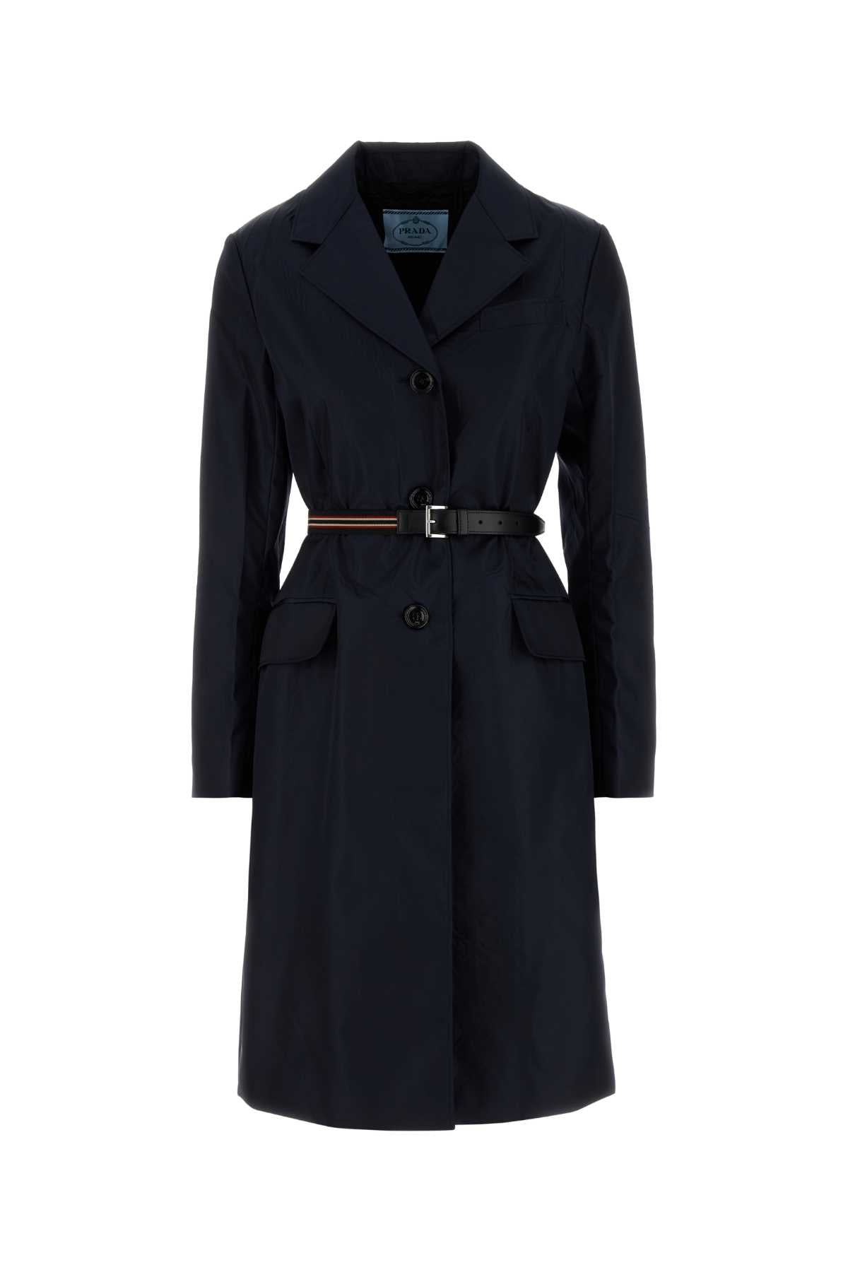 PRADA Recycled Fabric Trench Jacket for Women - Seasonal Release 25W