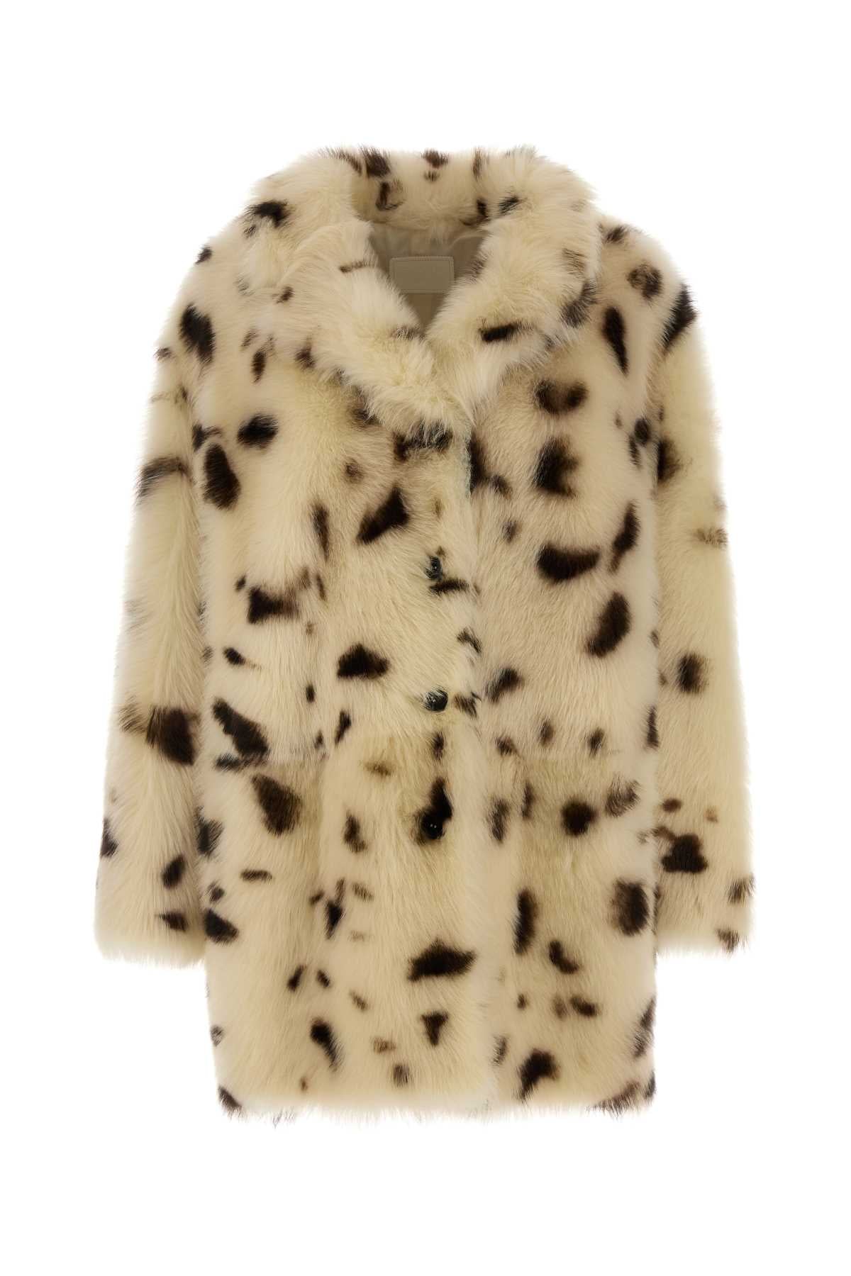 PRADA Animal Print Fur Jacket for Women