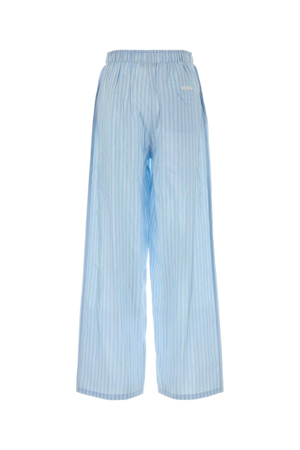 PRADA Embroidered Silk Pyjama Pant