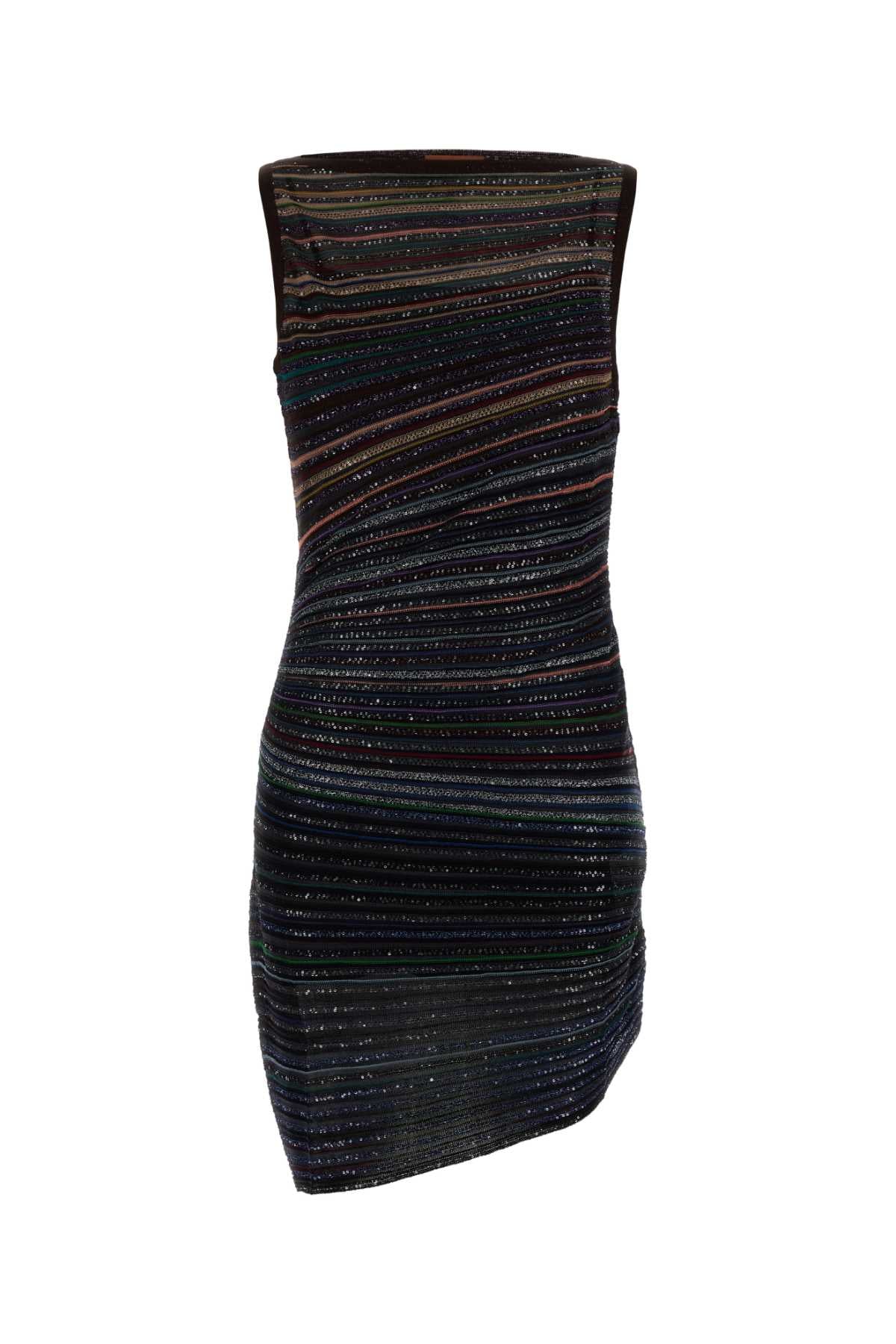 MISSONI Chic Multicolor Viscose Blend Mini Dress