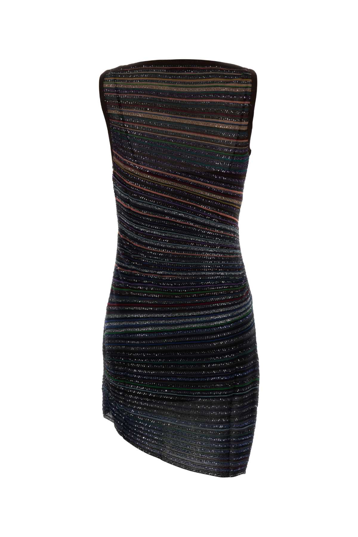 MISSONI Chic Multicolor Viscose Blend Mini Dress