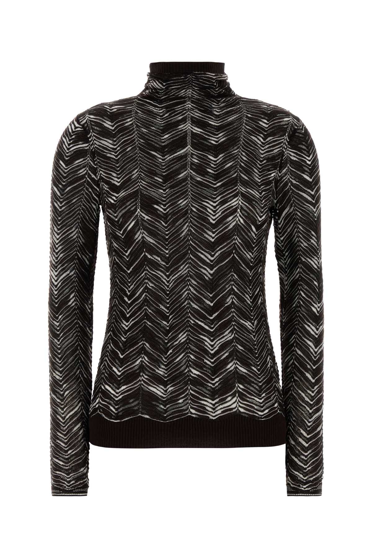 MISSONI Embroidered Wool Blend Sweater - Women's Size S