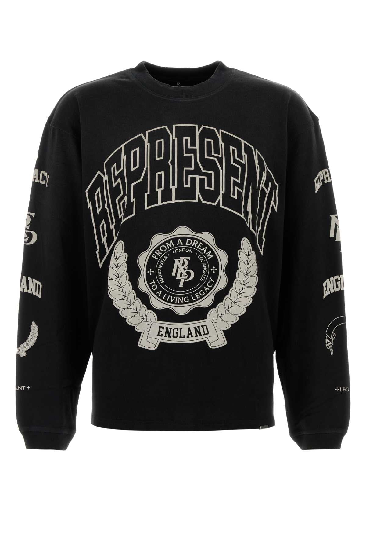 REPRESENT Slate Cotton T-Shirt for Men - FW25 Collection