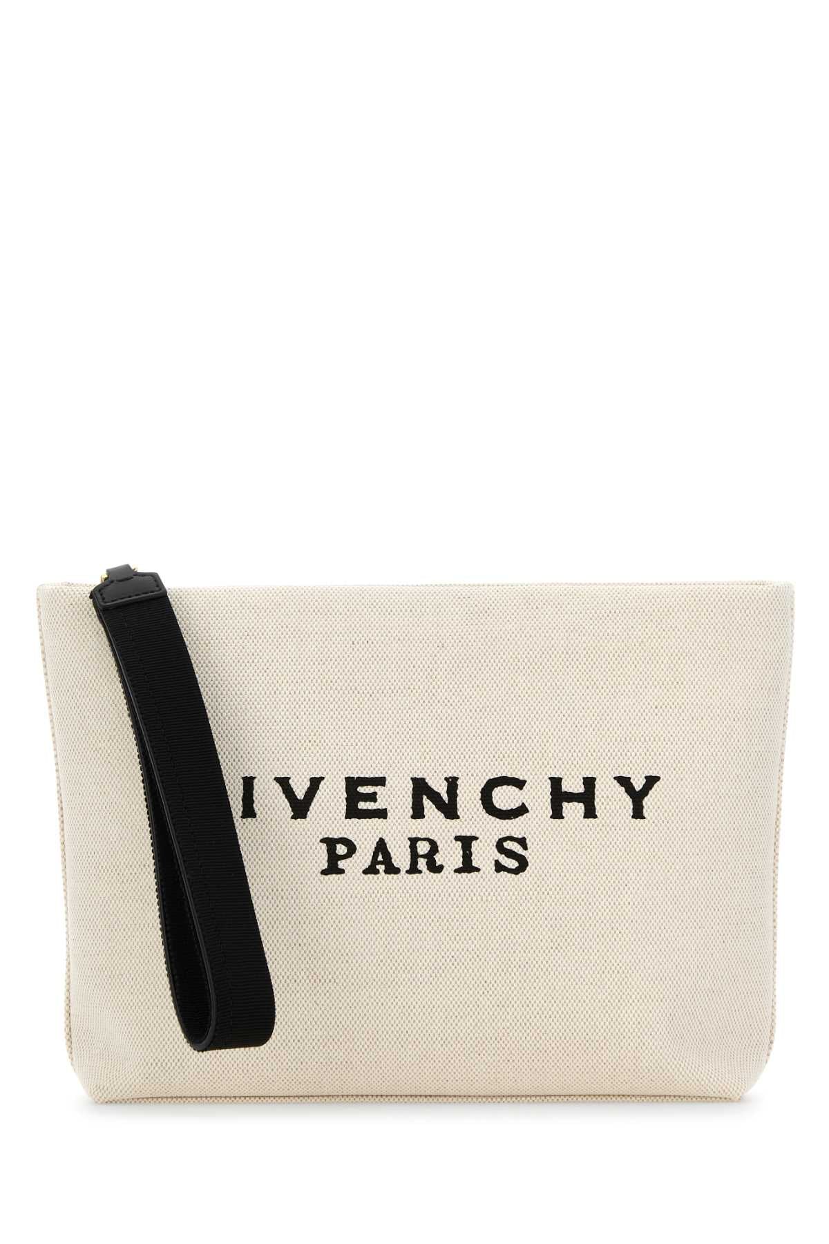 GIVENCHY Mini Canvas Pouch Handbag
