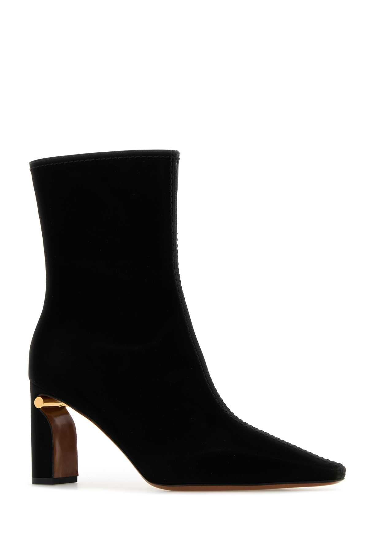 ALEXANDER MCQUEEN Chic Ankle Boots with 8 cm Heel Height for Women