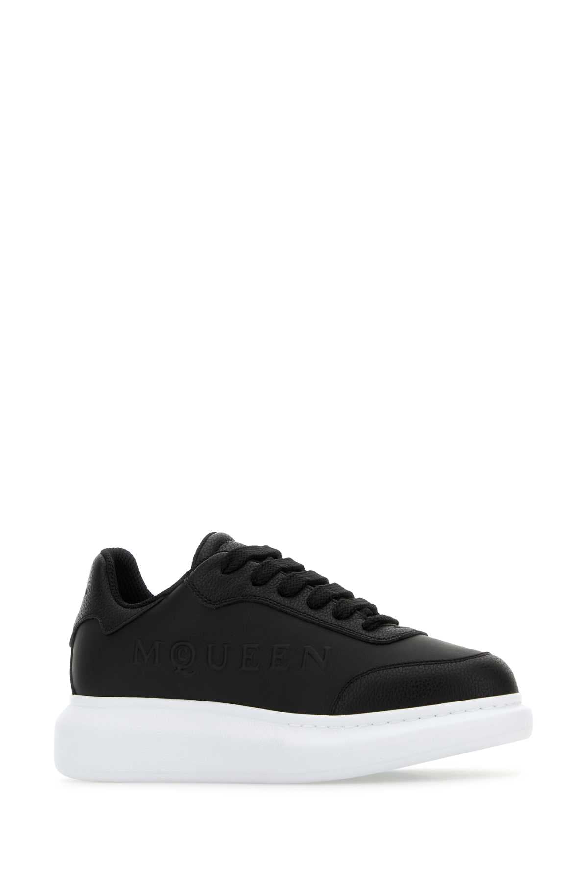 ALEXANDER MCQUEEN Leather Sneakers with Luxe Detailing