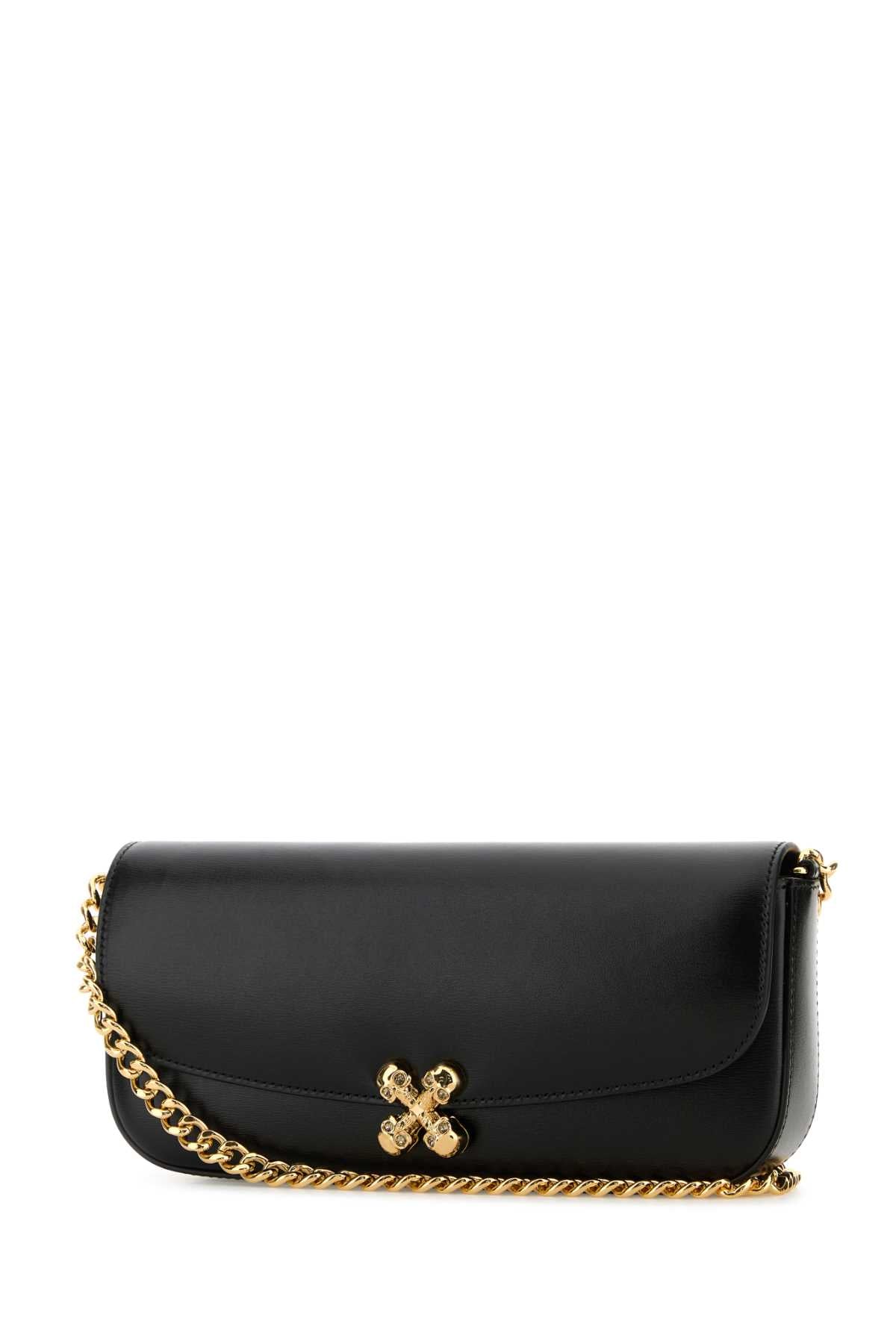 ALEXANDER MCQUEEN Skull Flower Mini Crossbody Handbag - 25cm x 13cm x 4cm