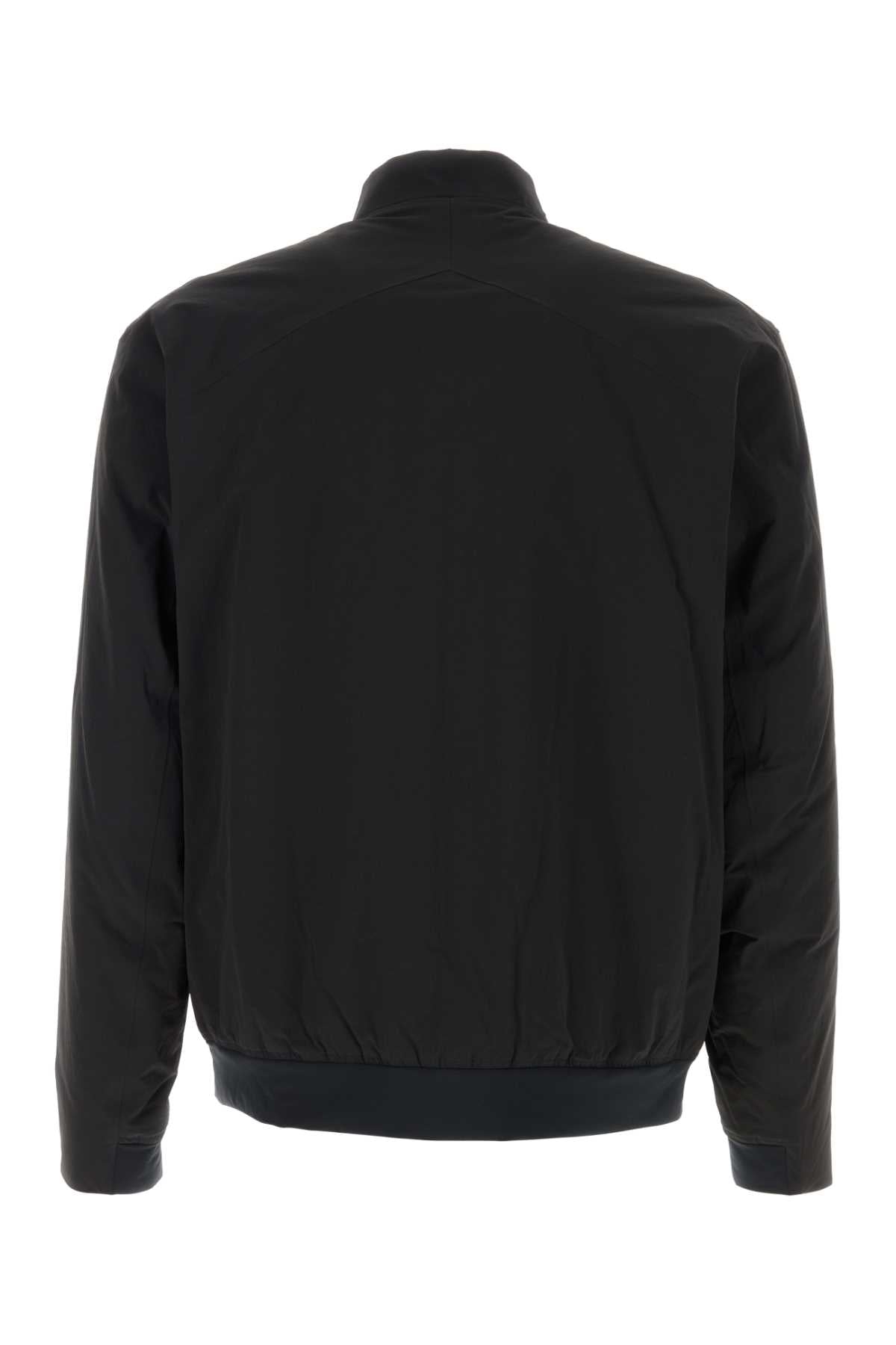 VEILANCE Black Stretch Nylon Diode Bomber Jacket
