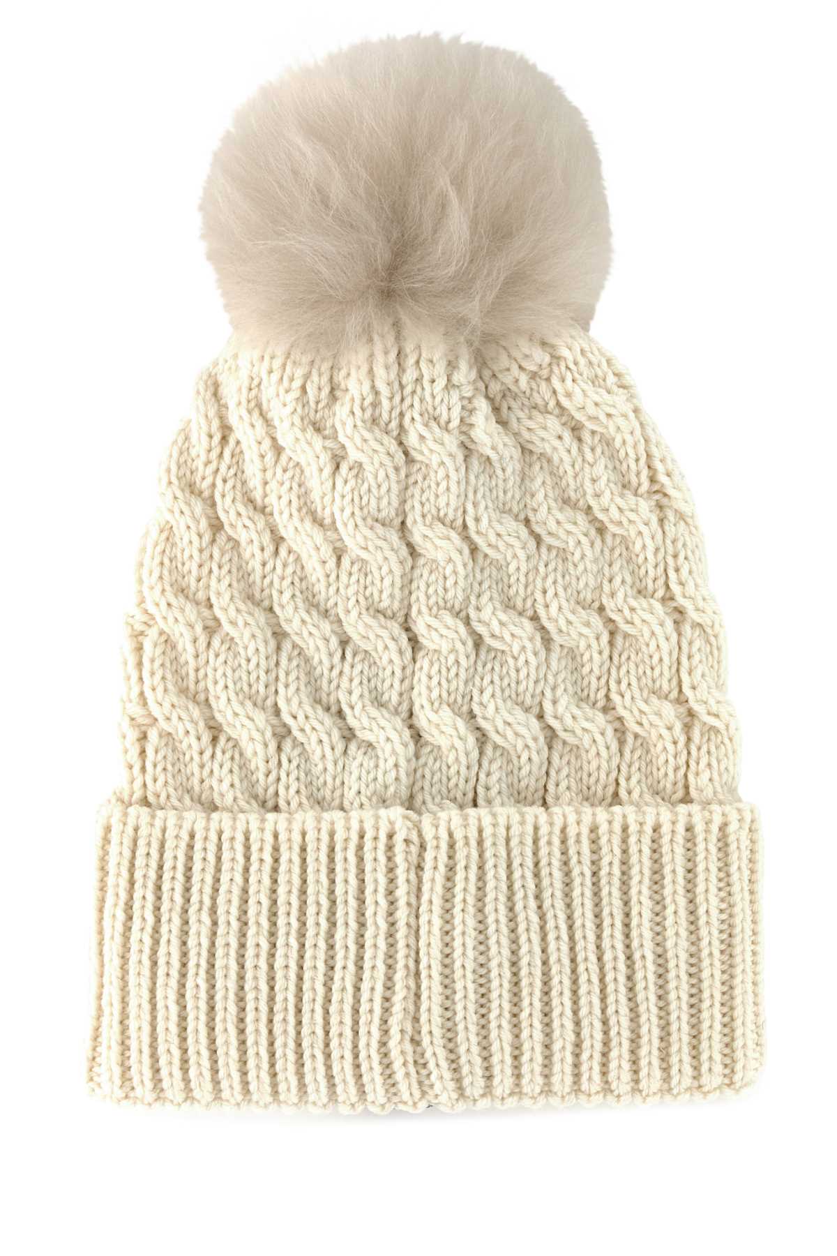 MONCLER GRENOBLE Wool Beanie Hat for Women - FW25 Collection