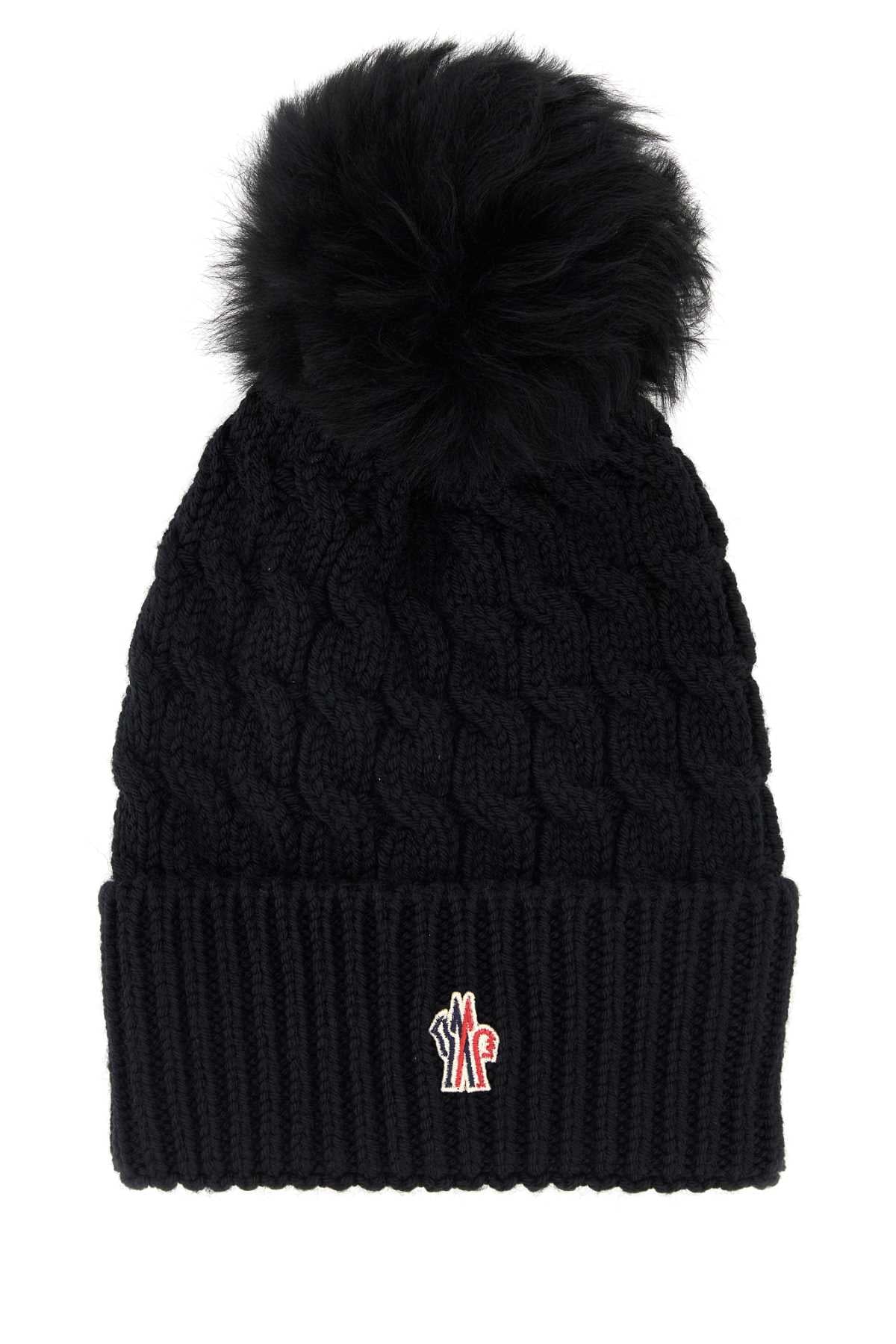 MONCLER GRENOBLE Wool Beanie Hat for Women - FW25