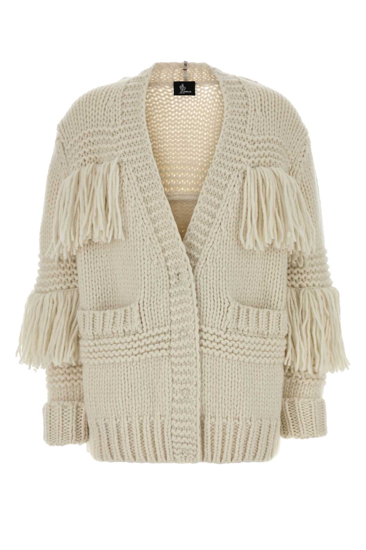 MONCLER GRENOBLE Oversize Crochet Cardigan for Women