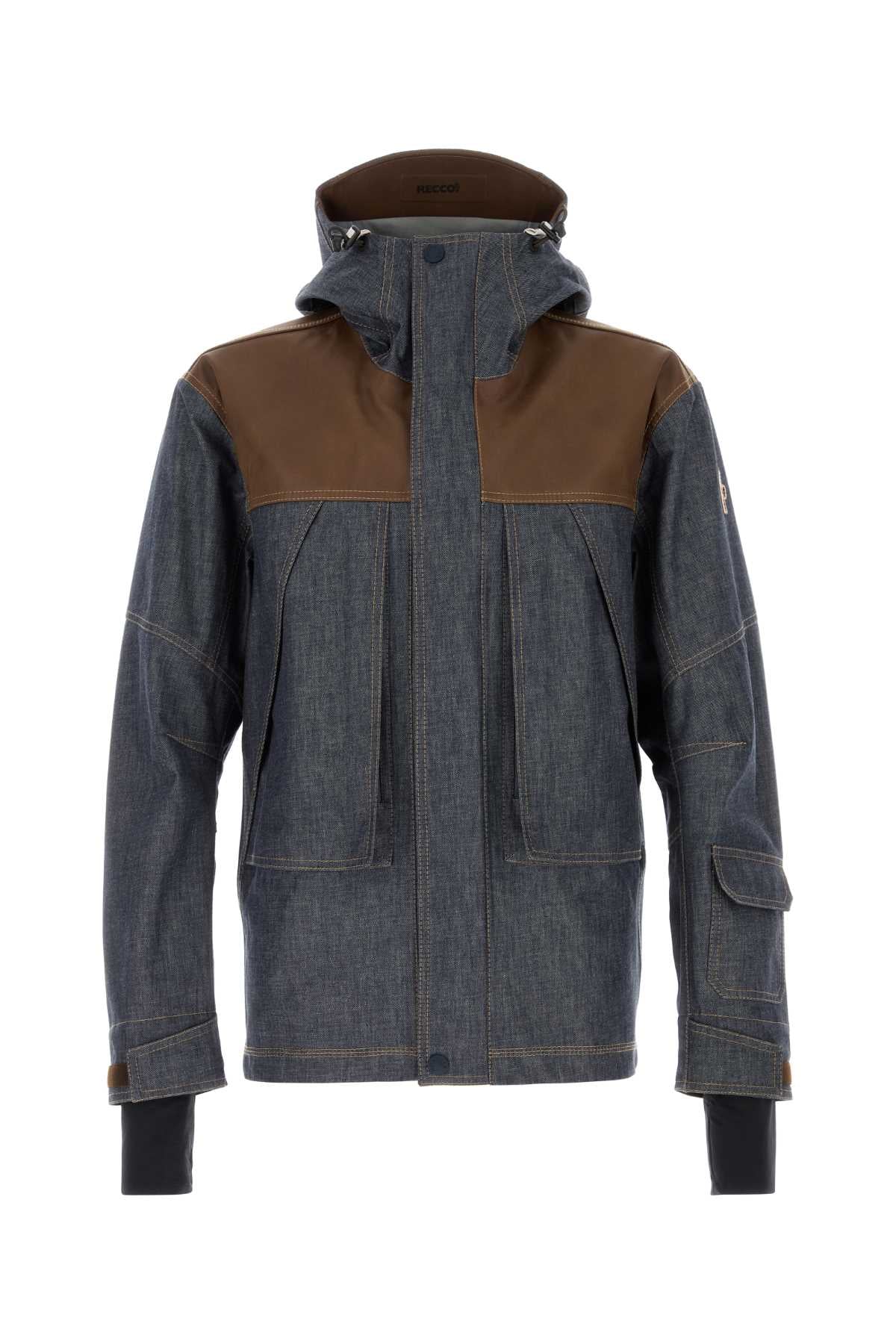 MONCLER GRENOBLE Denim Langtang Jacket for Men - FW25