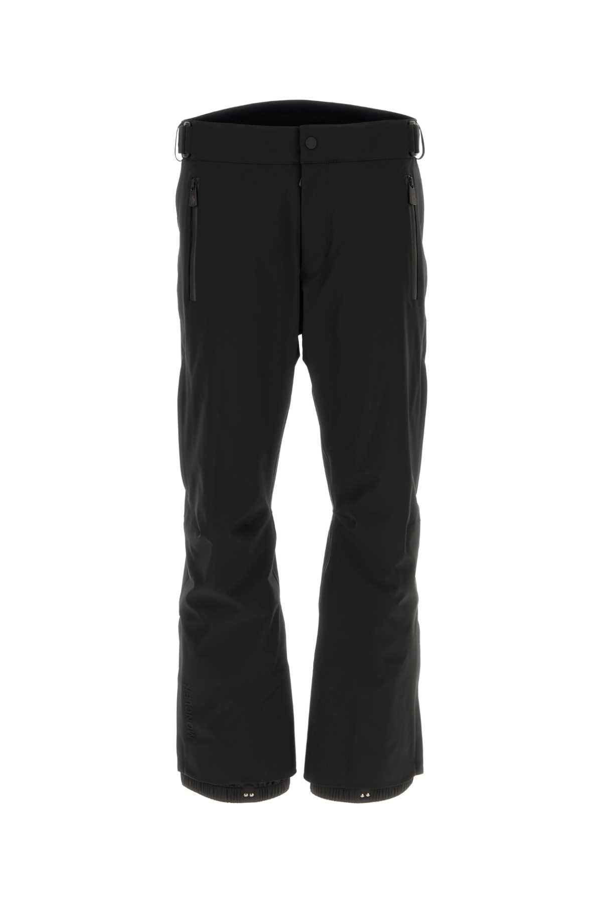 MONCLER GRENOBLE Men's Black Stretch Nylon Ski Pant
