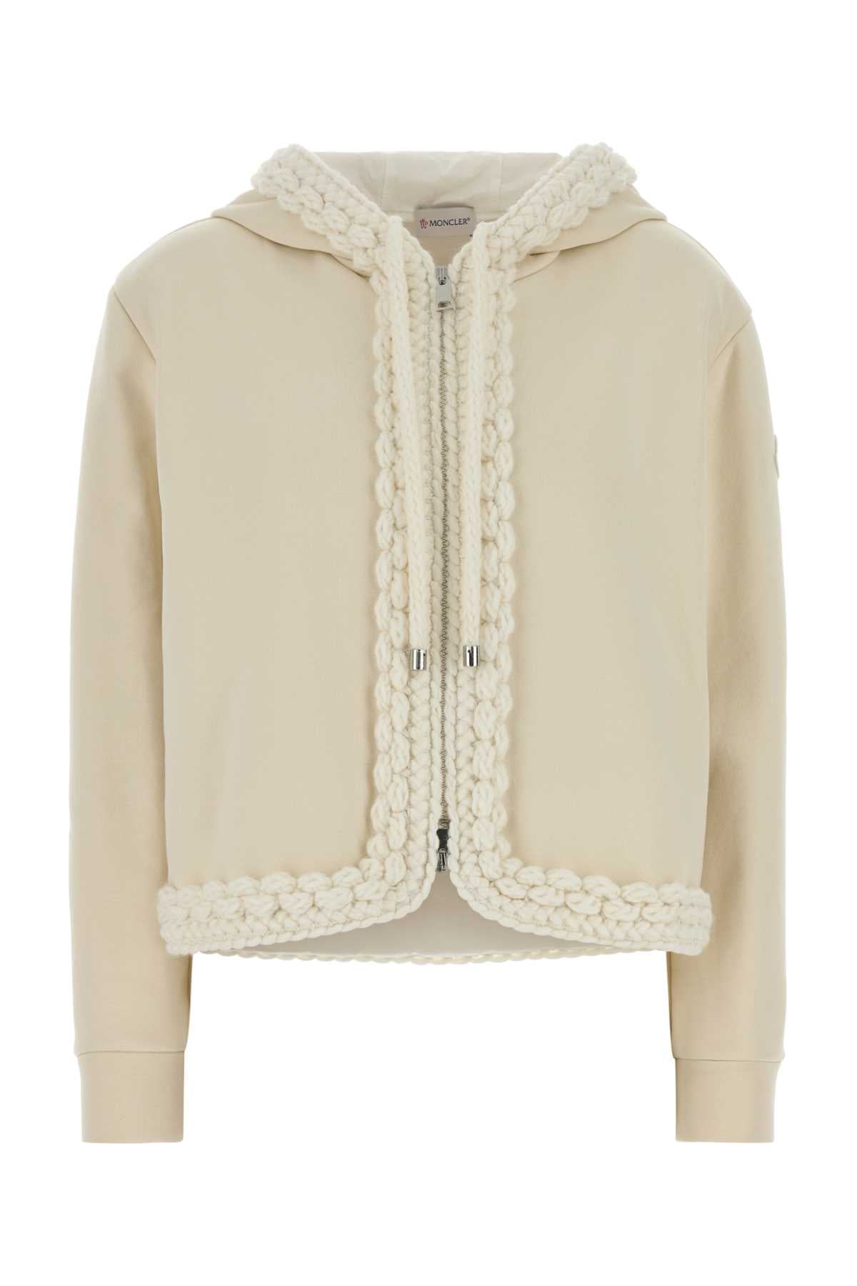 MONCLER Cotton Blend Sweatshirt for Women