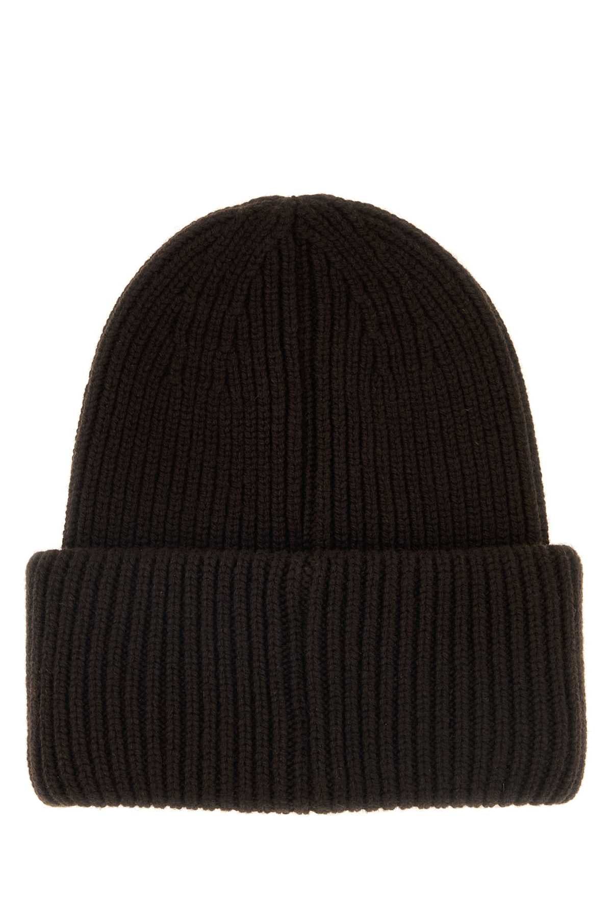 MONCLER Wool Blend Beanie Hat for Men - FW25