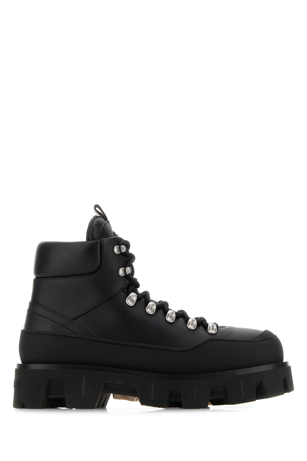 MONCLER Men's Leather Peak Trek Ankle Boots