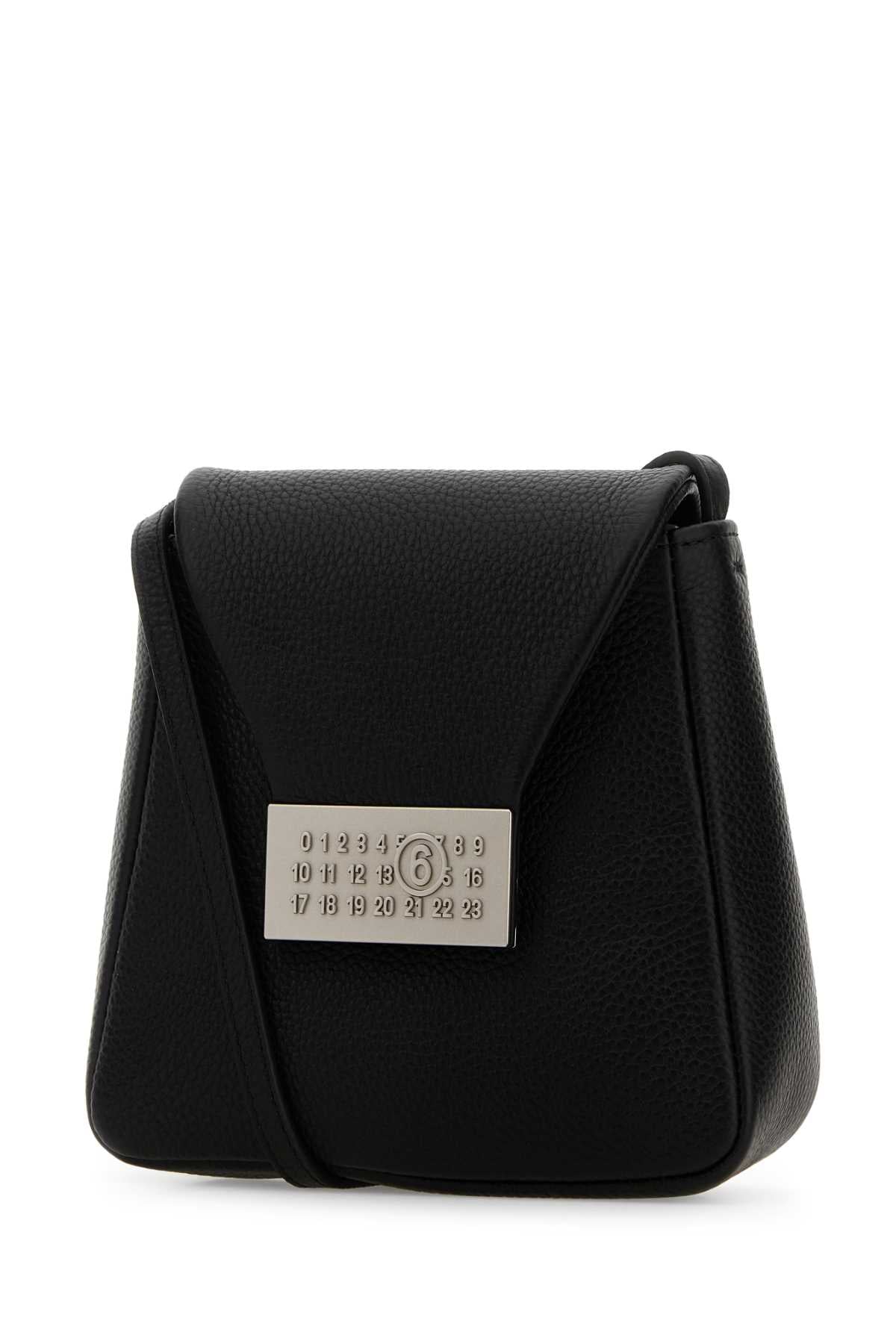 MM6 MAISON MARGIELA Unisex Mini Numeric Leather Crossbody Handbag - 17x16x7 cm