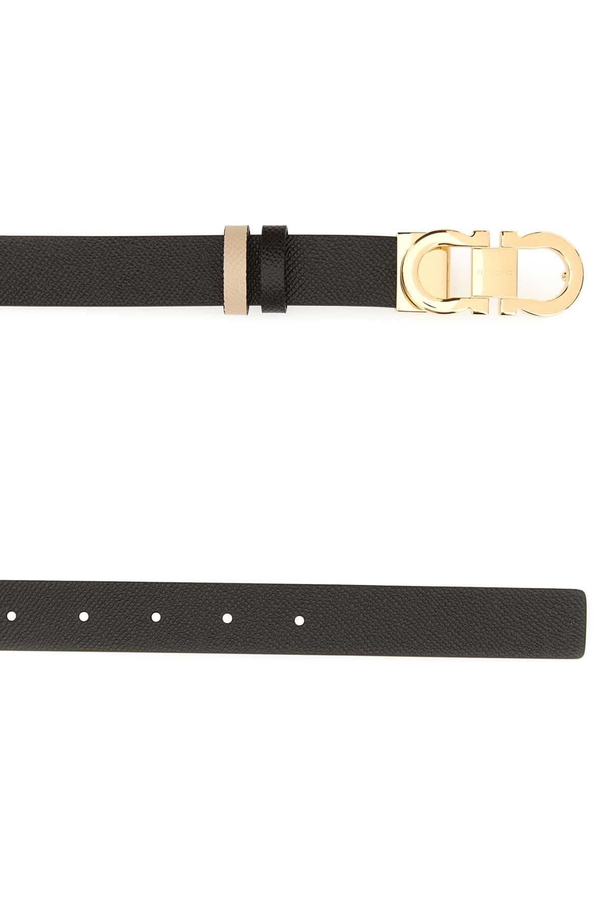 Ferragamo Reversible Leather Belt - 2.5 cm Height