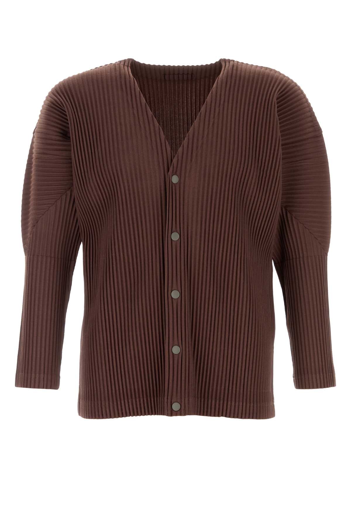 HOMME PLISSE' ISSEY MIYAKE Men's Modern Cardigan - Size 48