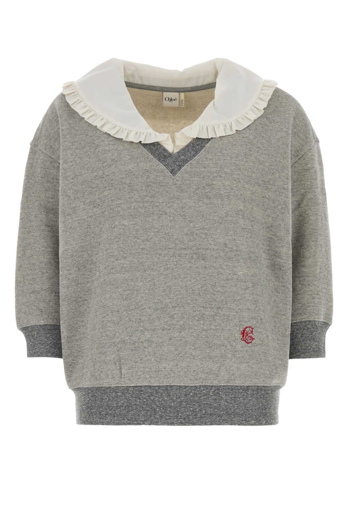 CHLOE Cotton Blend Top