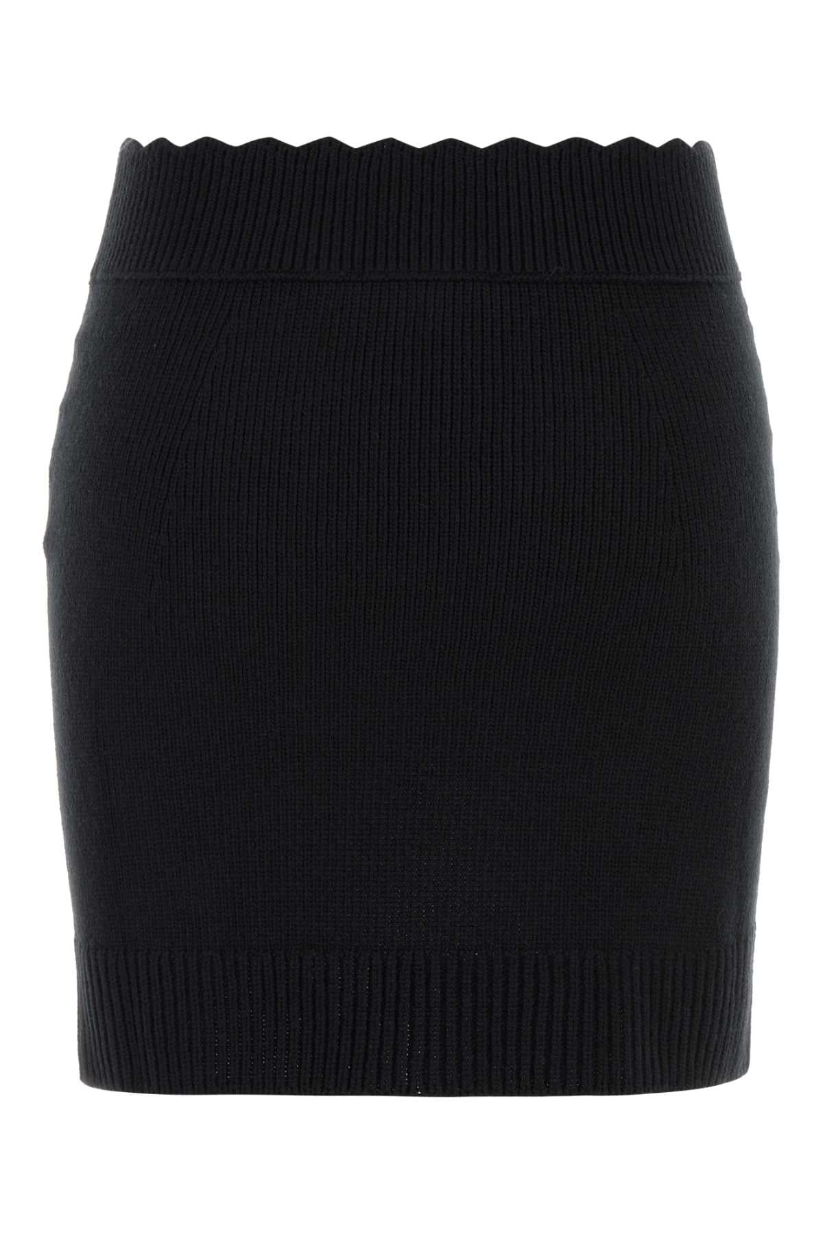 CHLOE Elegant Wool Blend Mini Skirt for Women