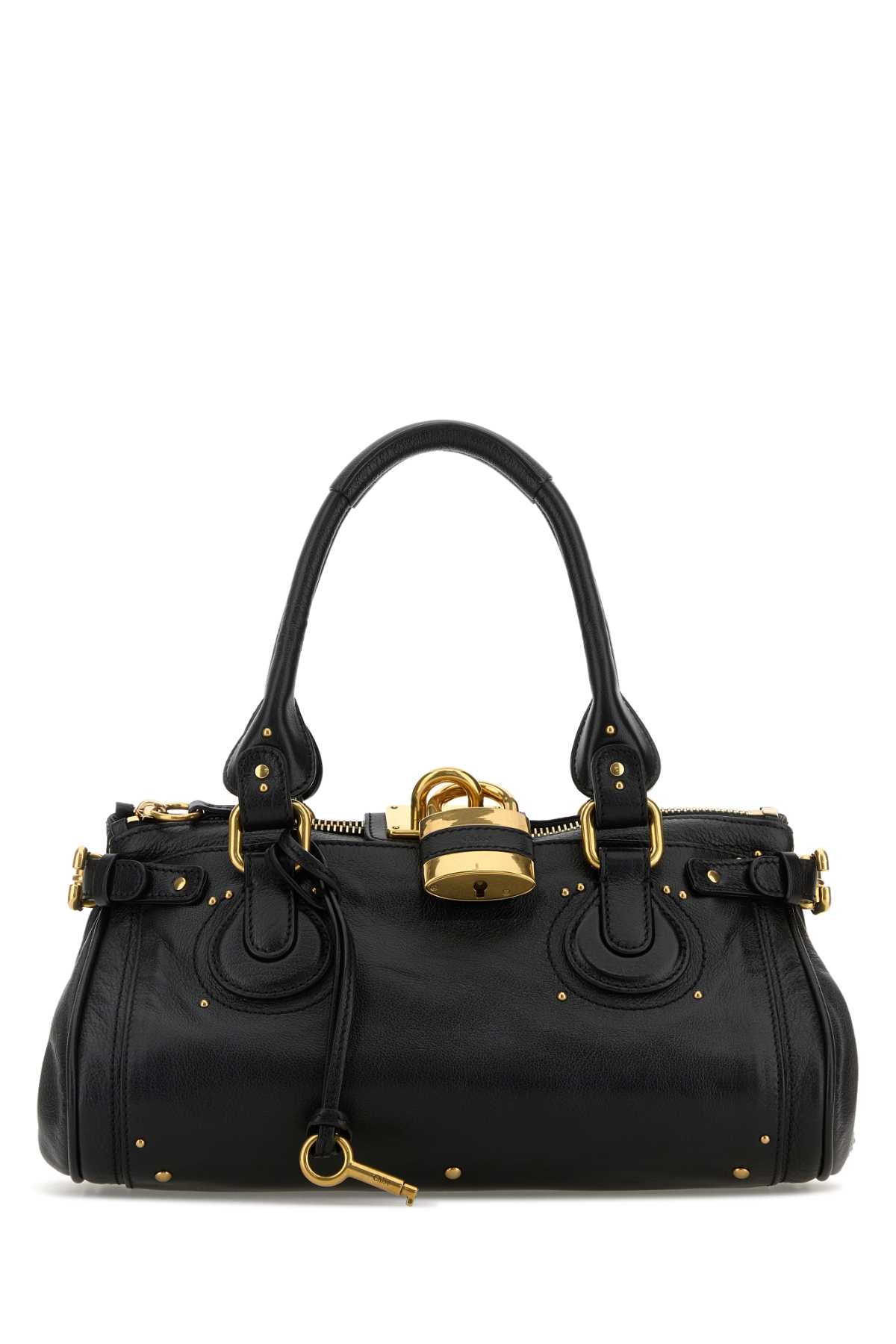CHLOE Mini Paddington Leather Shoulder Handbag - 36 cm