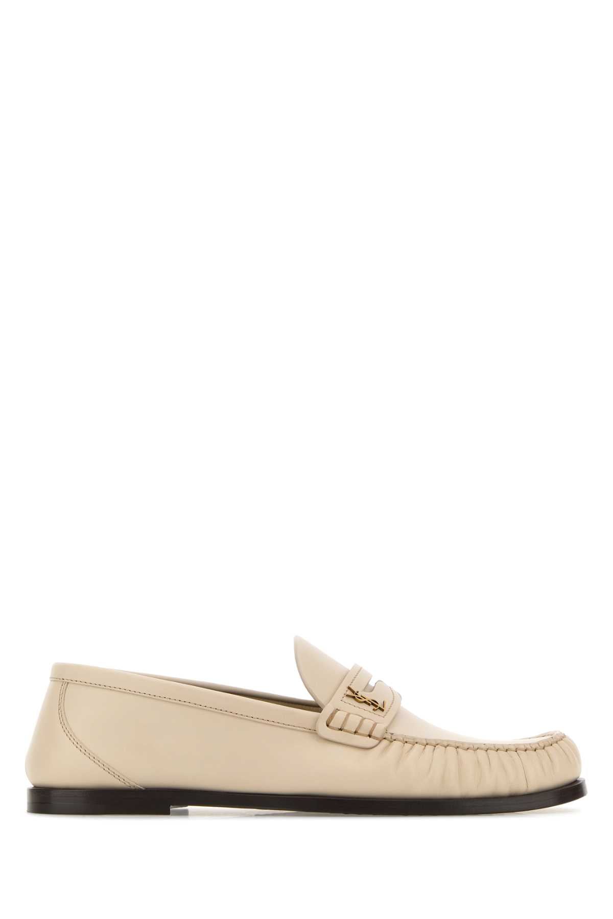 SAINT LAURENT Elegant Leather Loafers for Women