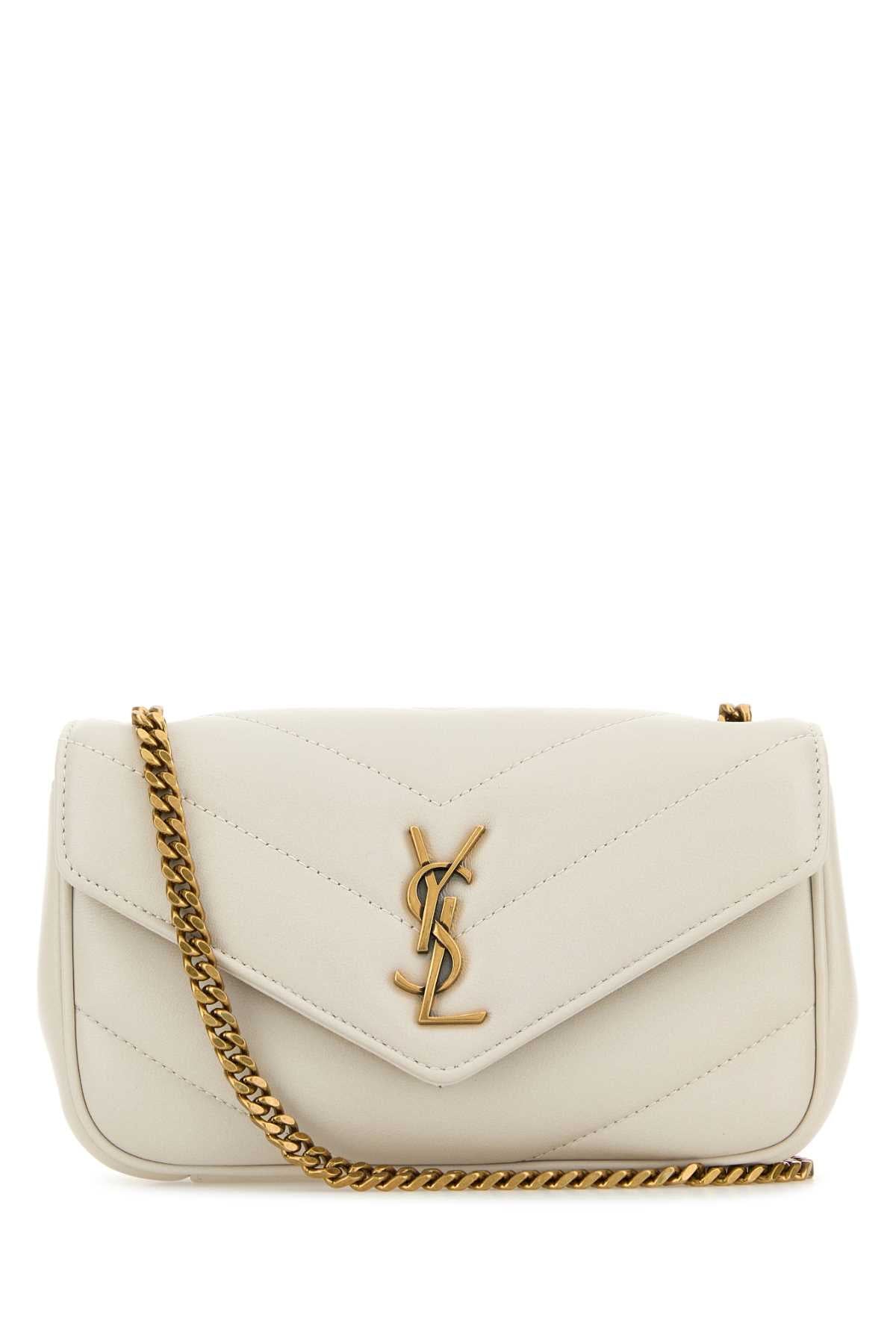SAINT LAURENT Mini Leather Crossbody Handbag