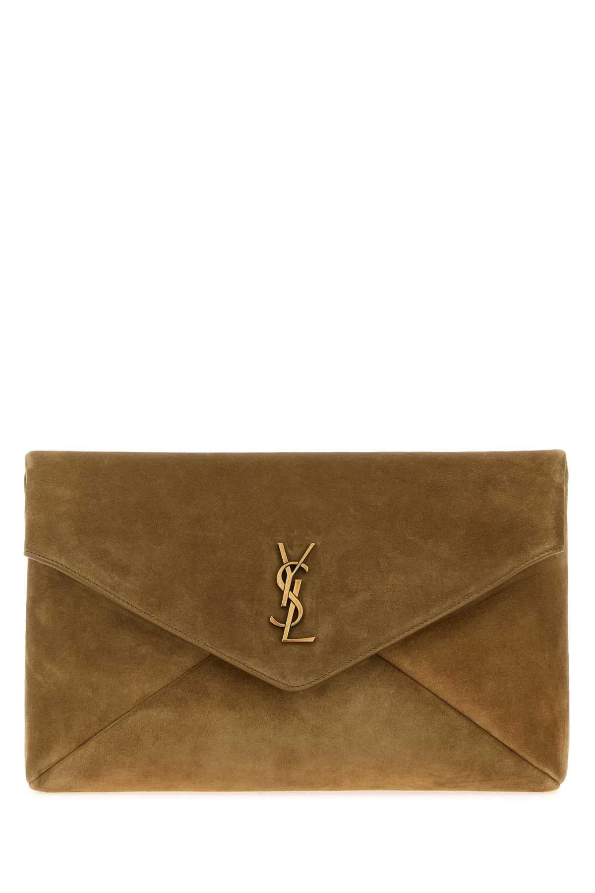SAINT LAURENT Large Envelope Clutch Bag - 29.5 cm x 18 cm x 4.5 cm
