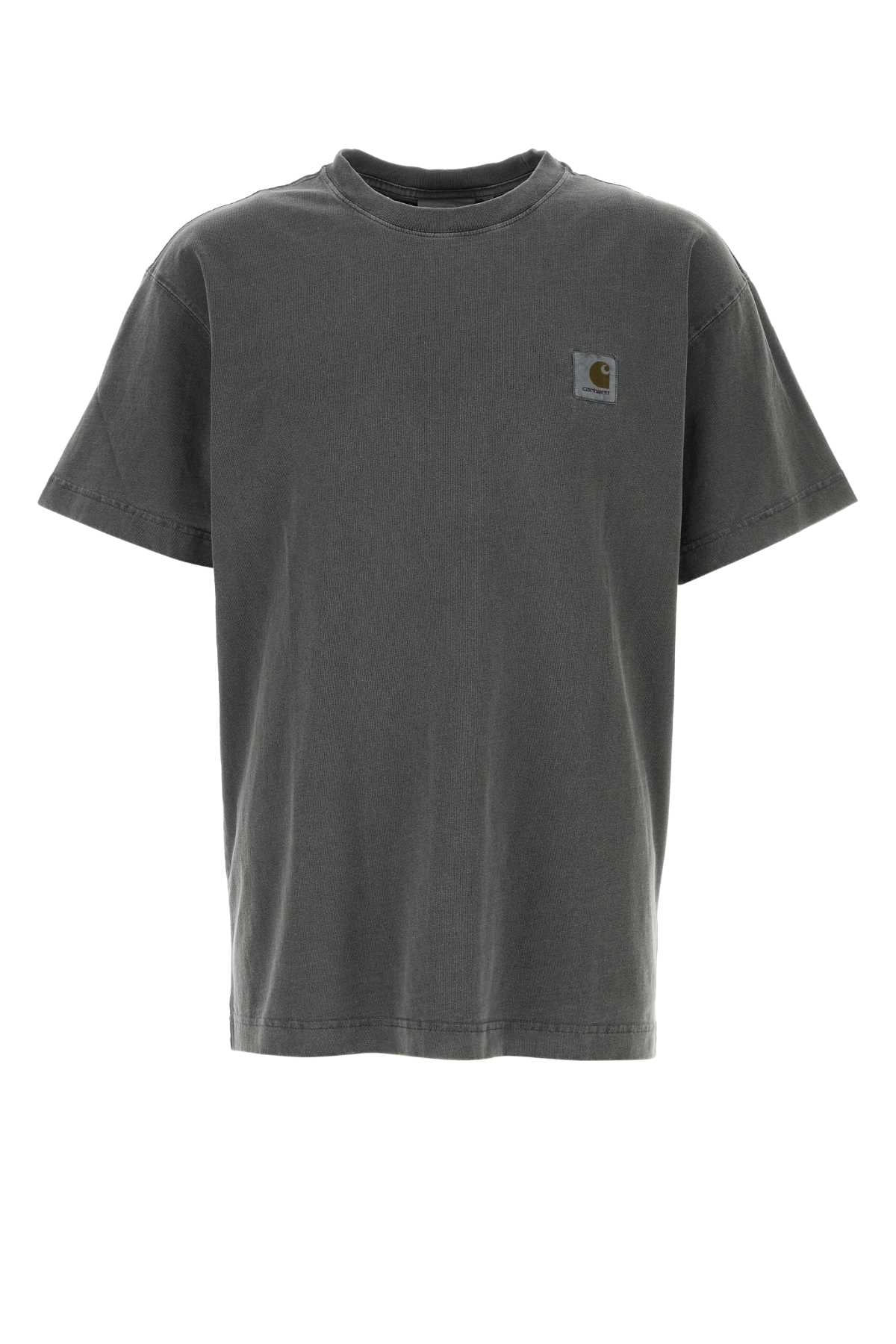 CARHARTT WIP Men's Charcoal Cotton Mini Vista Short Sleeve T-Shirt