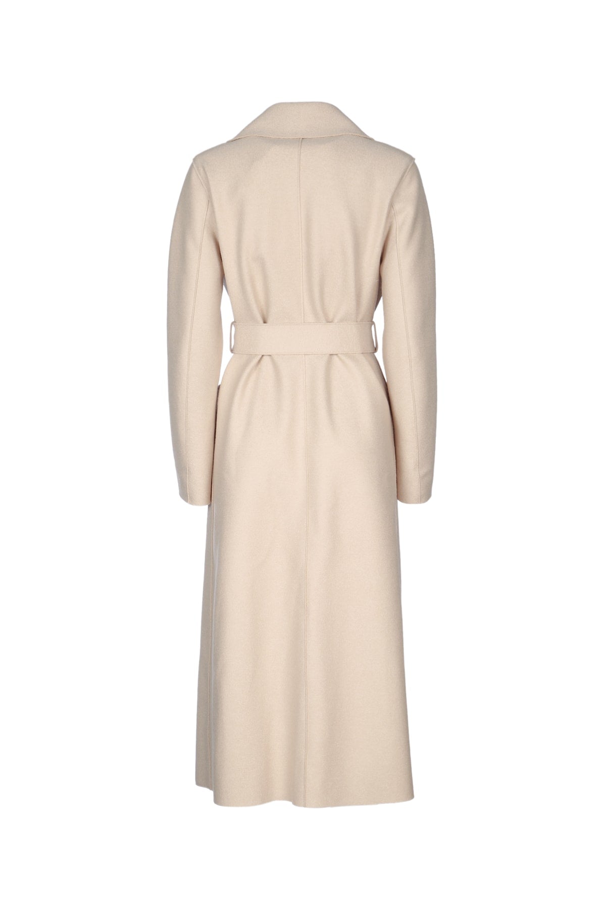 HARRIS WHARF LONDON WOMEN'S LONG MAXI JACKET - PRESSED WOOL
