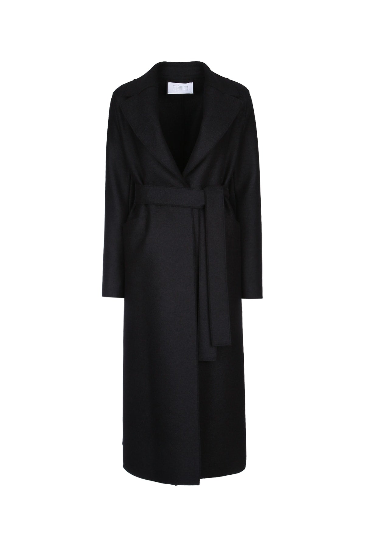 HARRIS WHARF LONDON Women's Long Maxi Jacket in Pressed Wool